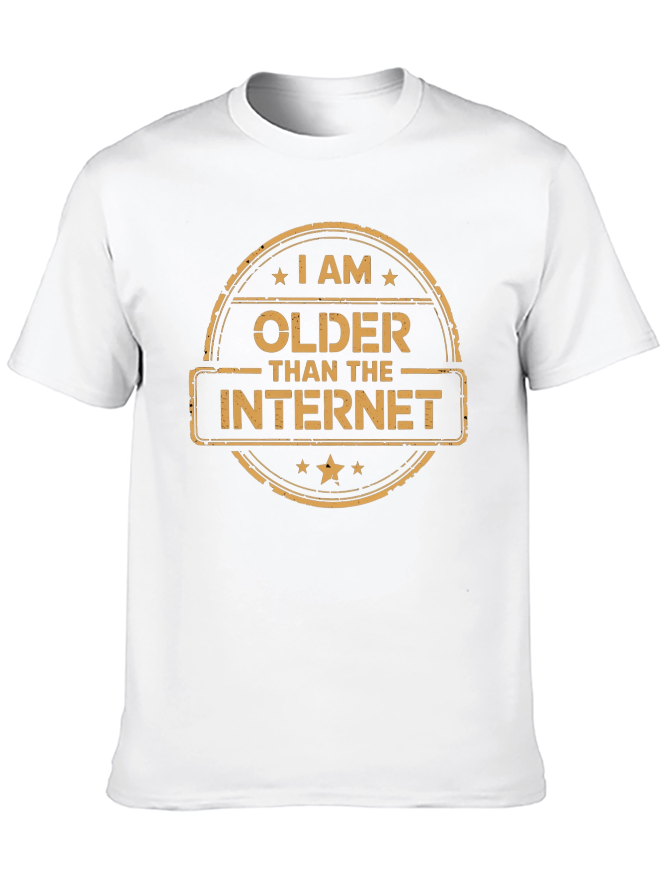 I Am Older Than The Internet Black T-Shirt
