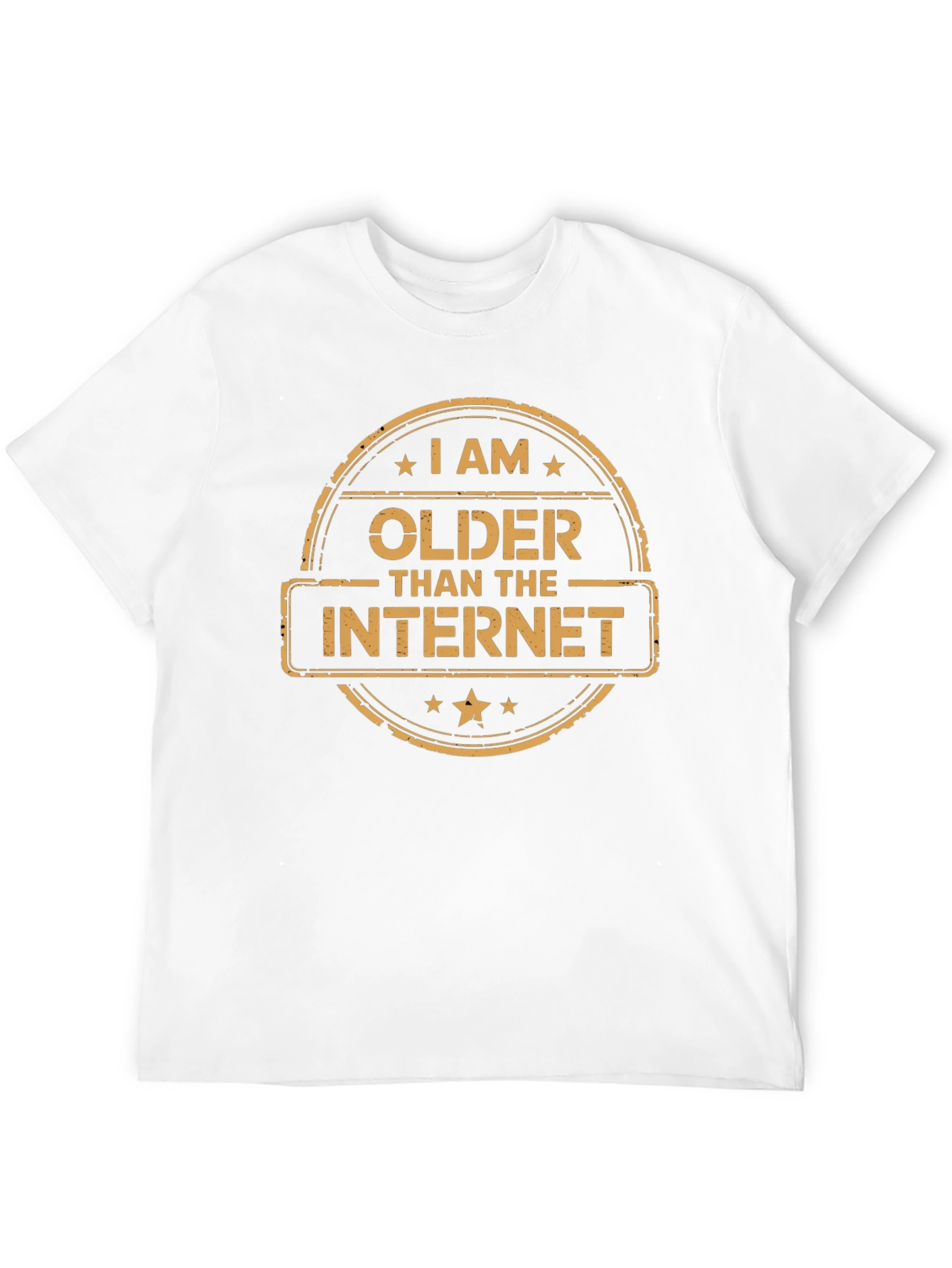 I Am Older Than The Internet Black T-Shirt