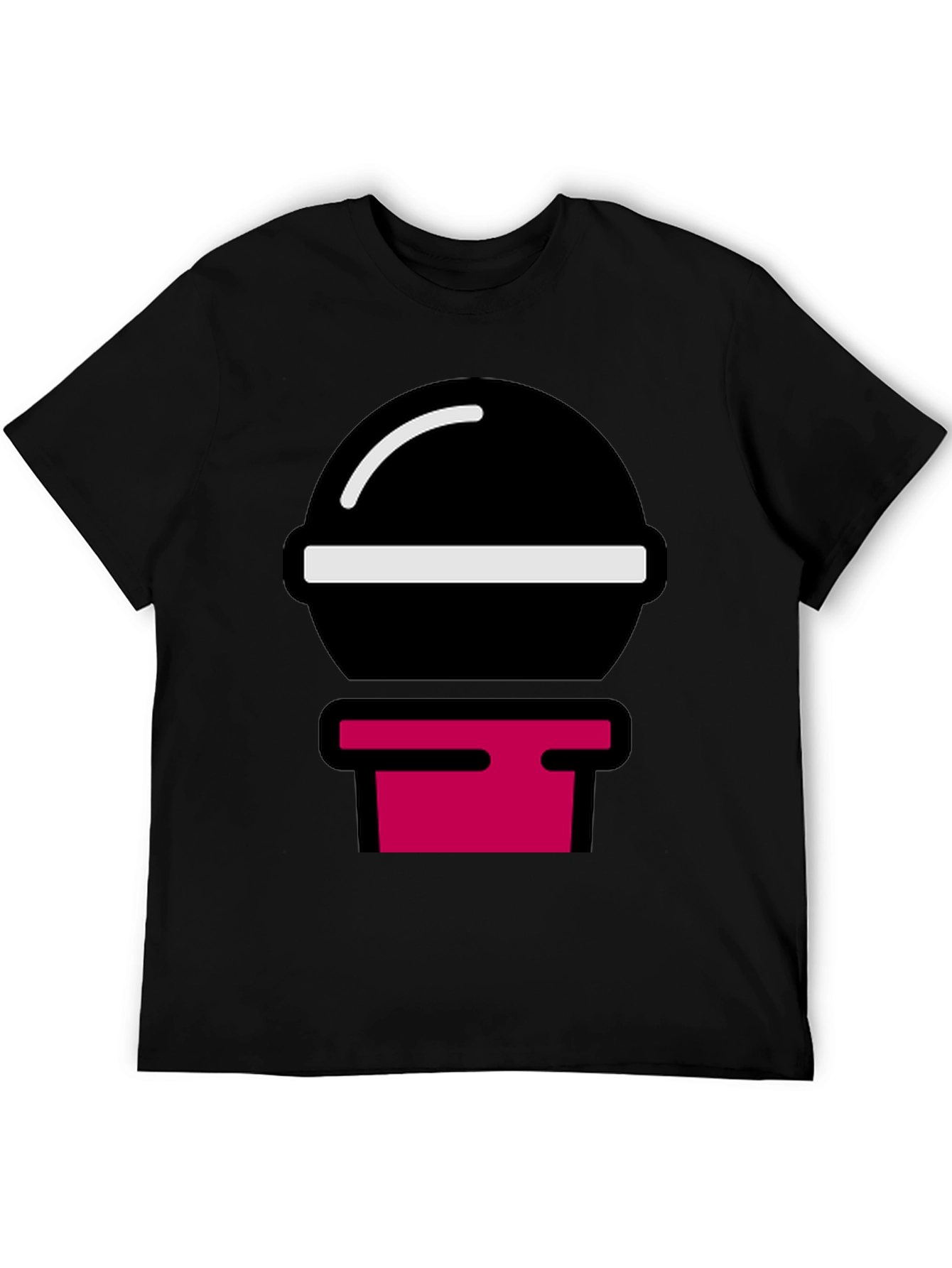Modern Graphic Tee - Black Shirt with Bold Design