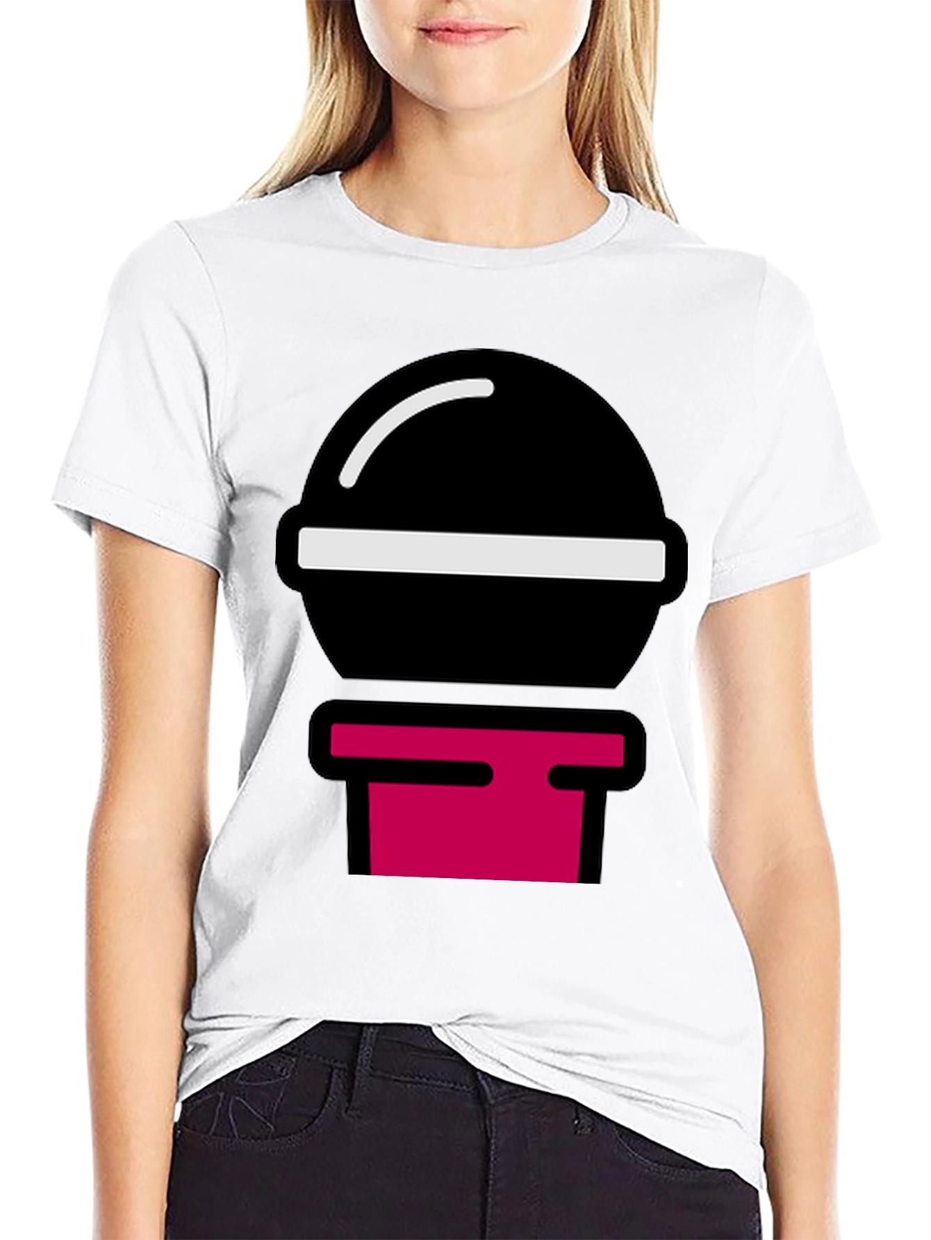 Modern Graphic Tee - Black Shirt with Bold Design