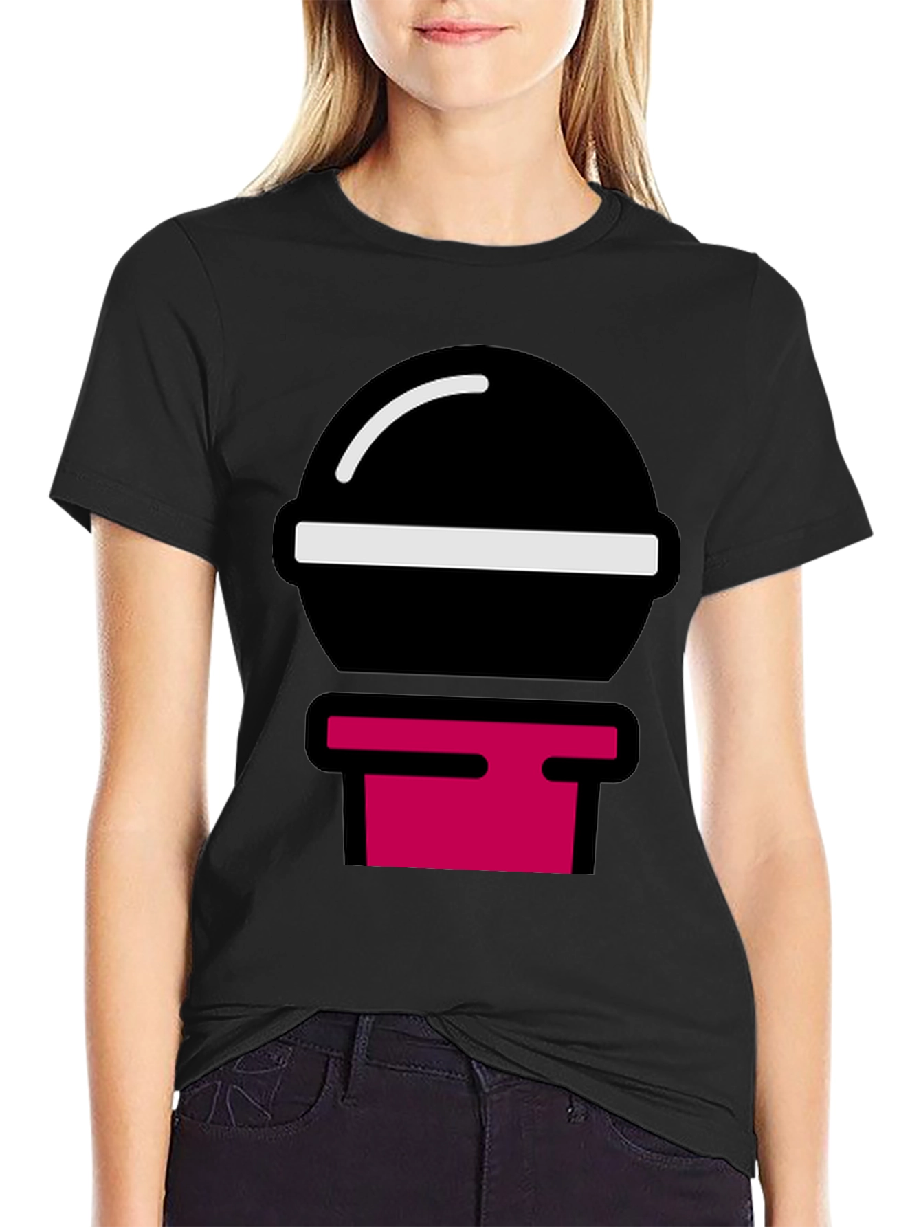 Modern Graphic Tee - Black Shirt with Bold Design