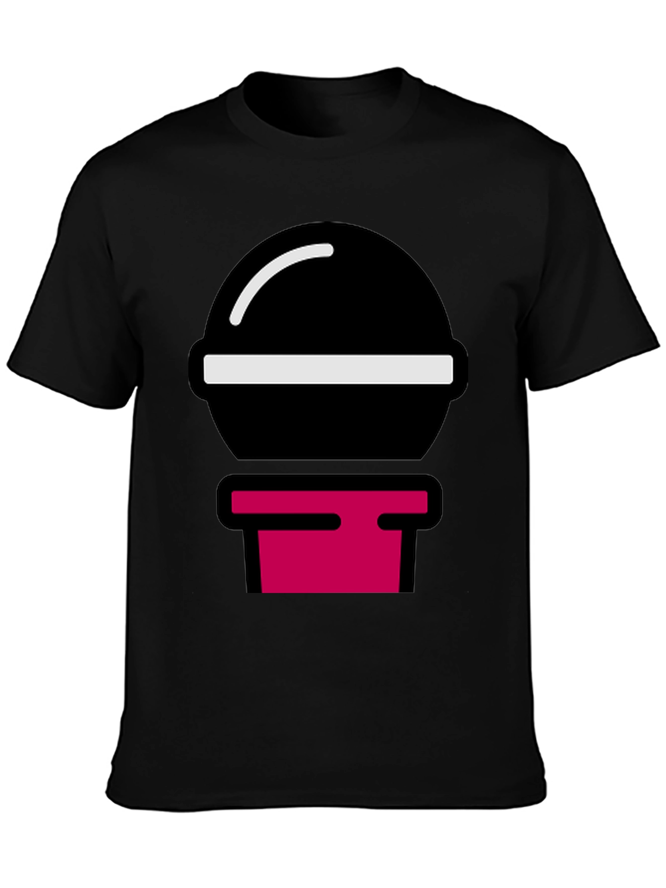 Modern Graphic Tee - Black Shirt with Bold Design
