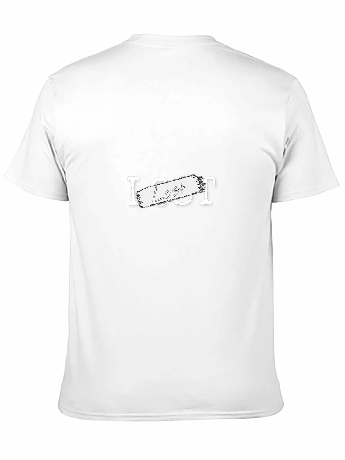 Lost Graphic Black T-Shirt