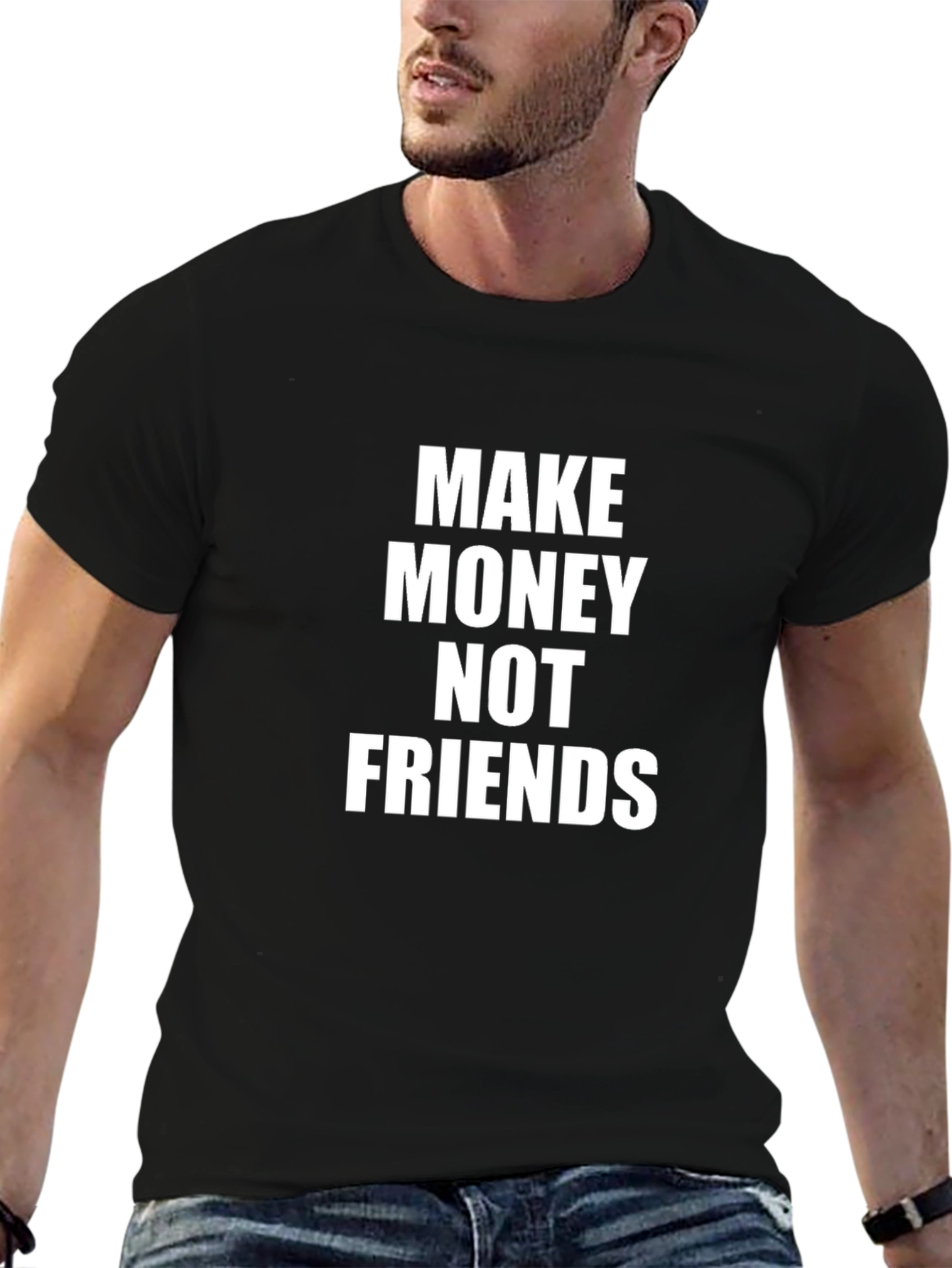 Make Money Not Friends Graphic Tee