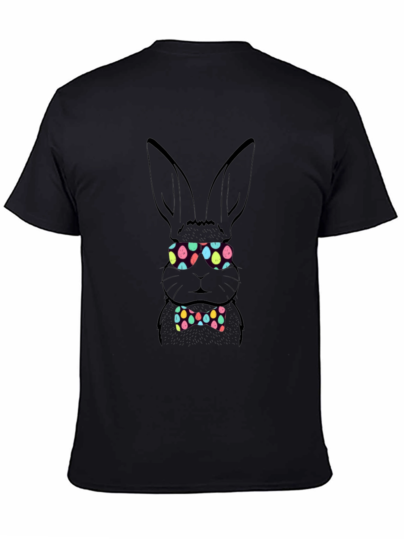 Easter Bunny Egg Glasses Graphic Tee
