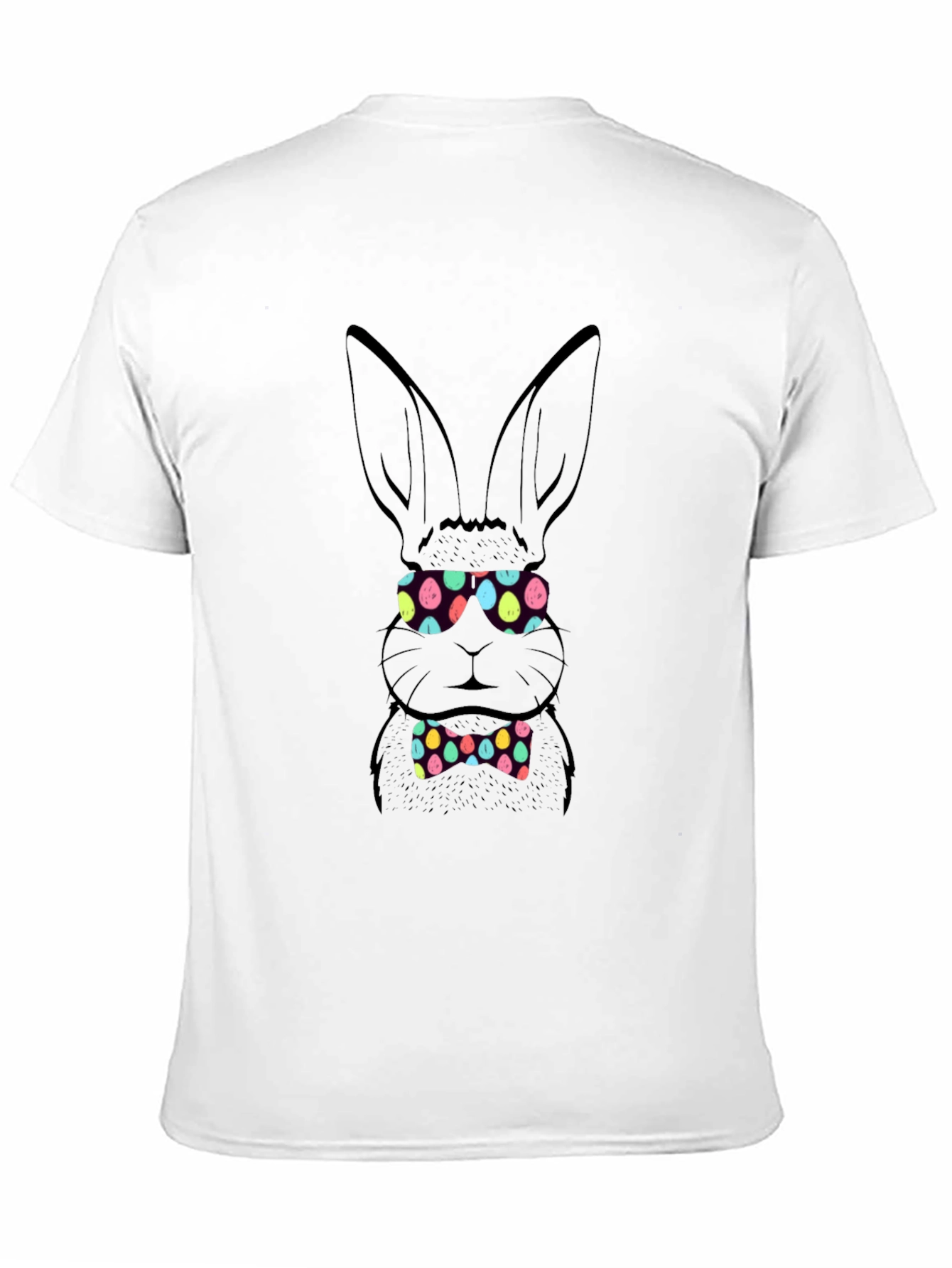 Easter Bunny Egg Glasses Graphic Tee