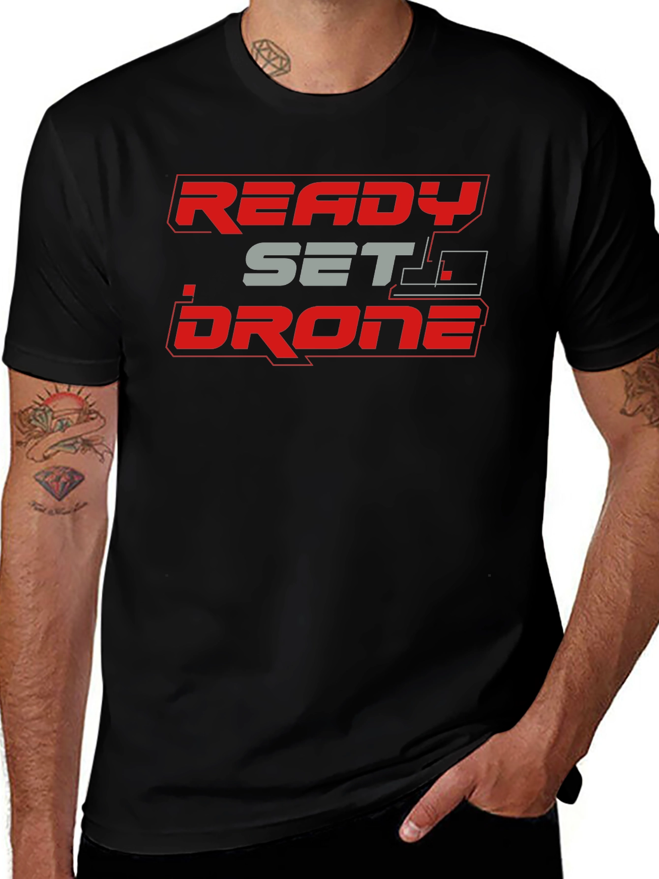 Ready Set Drone Graphic T-Shirt