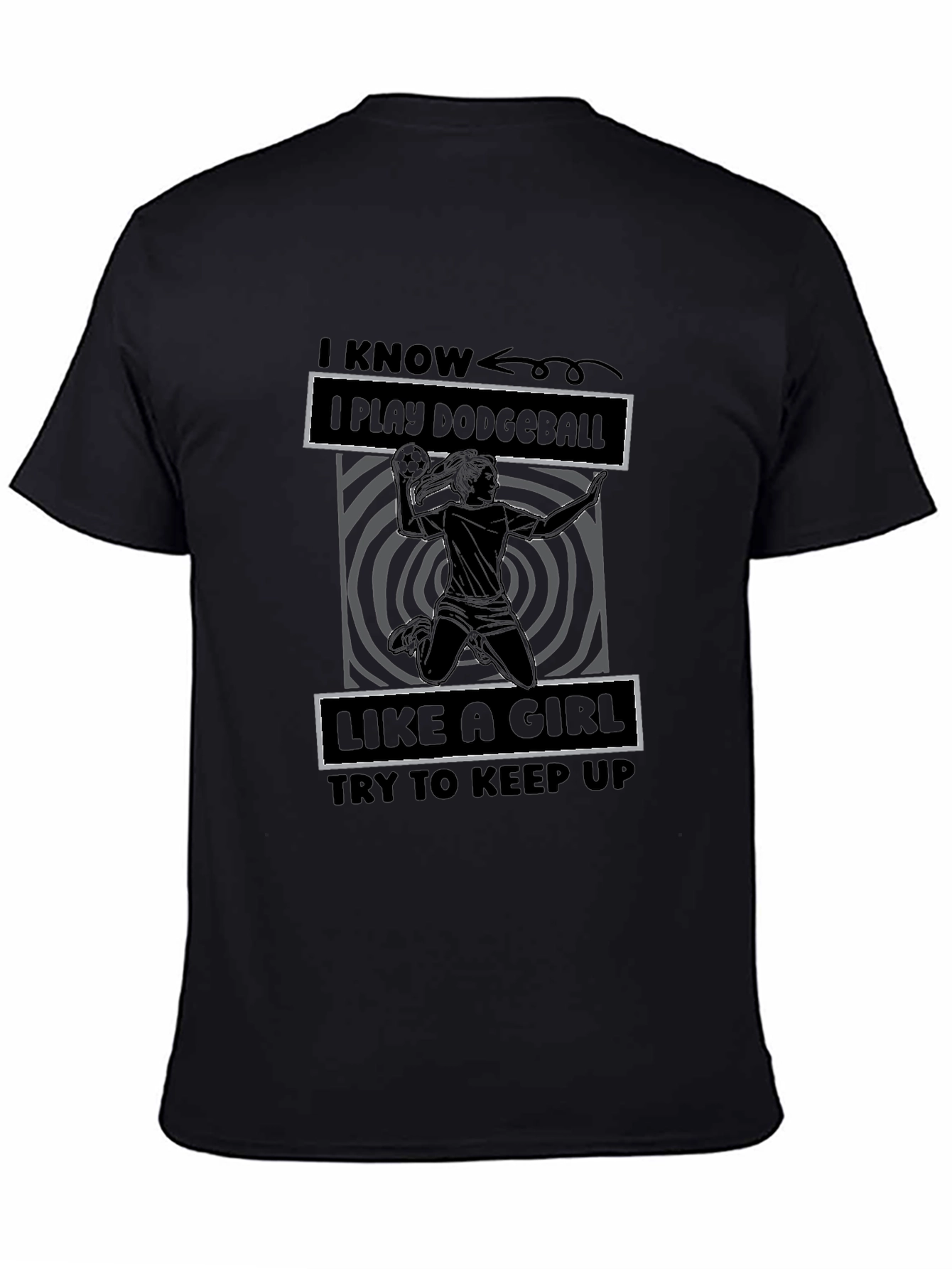 Dodgeball Like A Girl Graphic T-Shirt