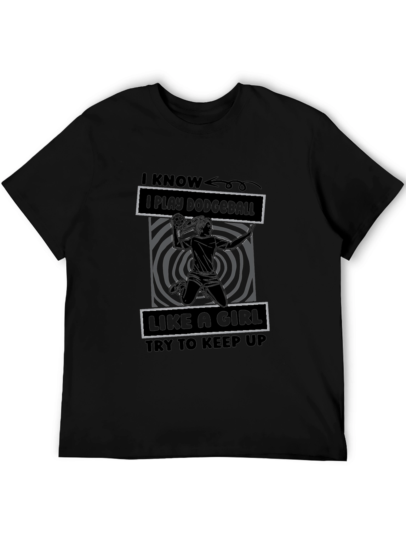 Dodgeball Like A Girl Graphic T-Shirt
