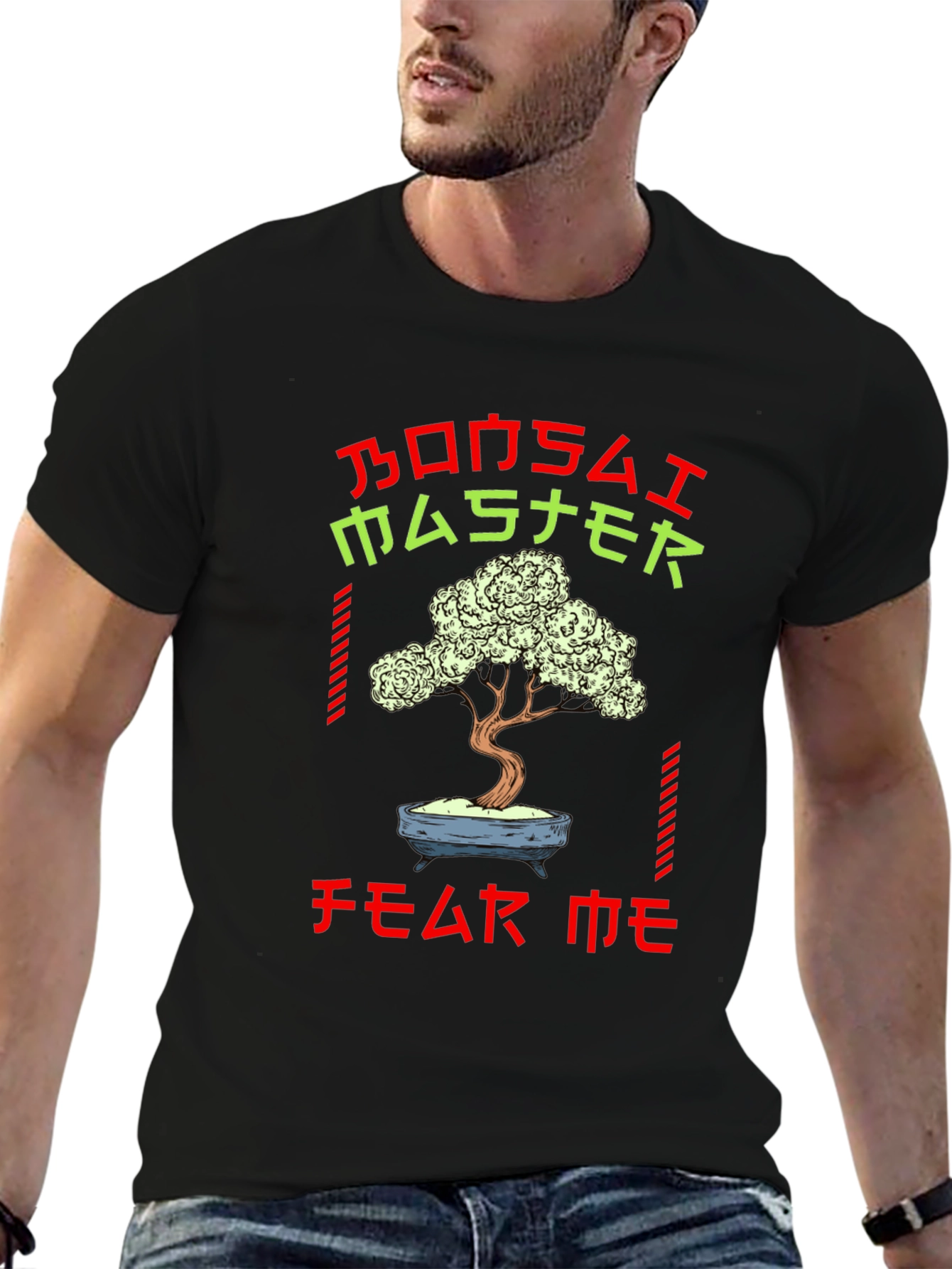 Bonsai Master Graphic Tee - Fear Me Unique Design