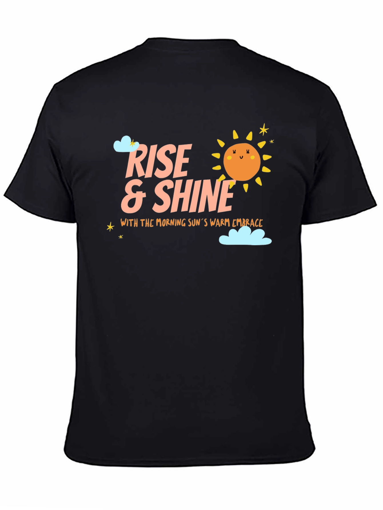 Rise & Shine Graphic T-Shirt - Mens Black Tee