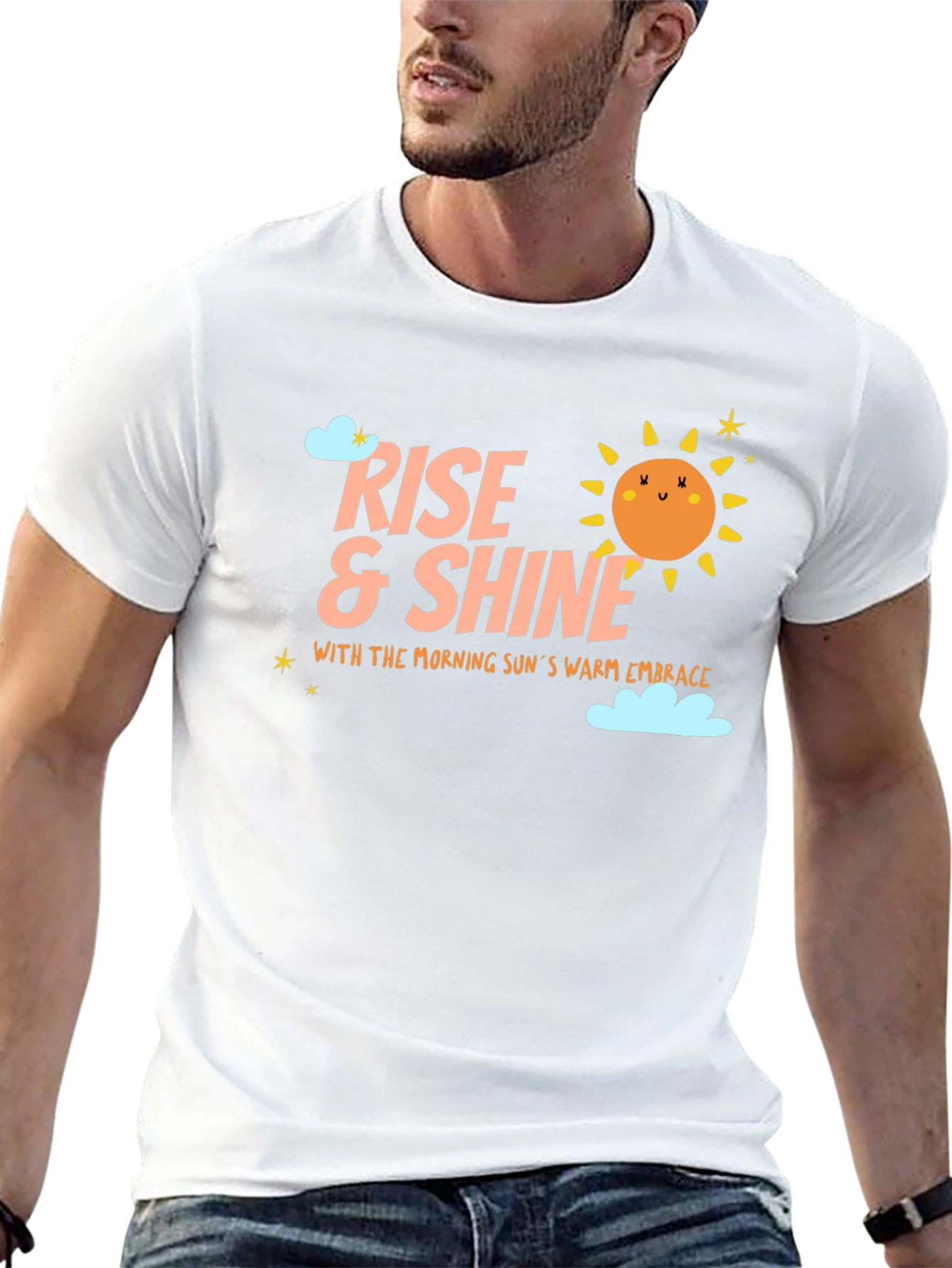 Rise & Shine Graphic T-Shirt - Mens Black Tee