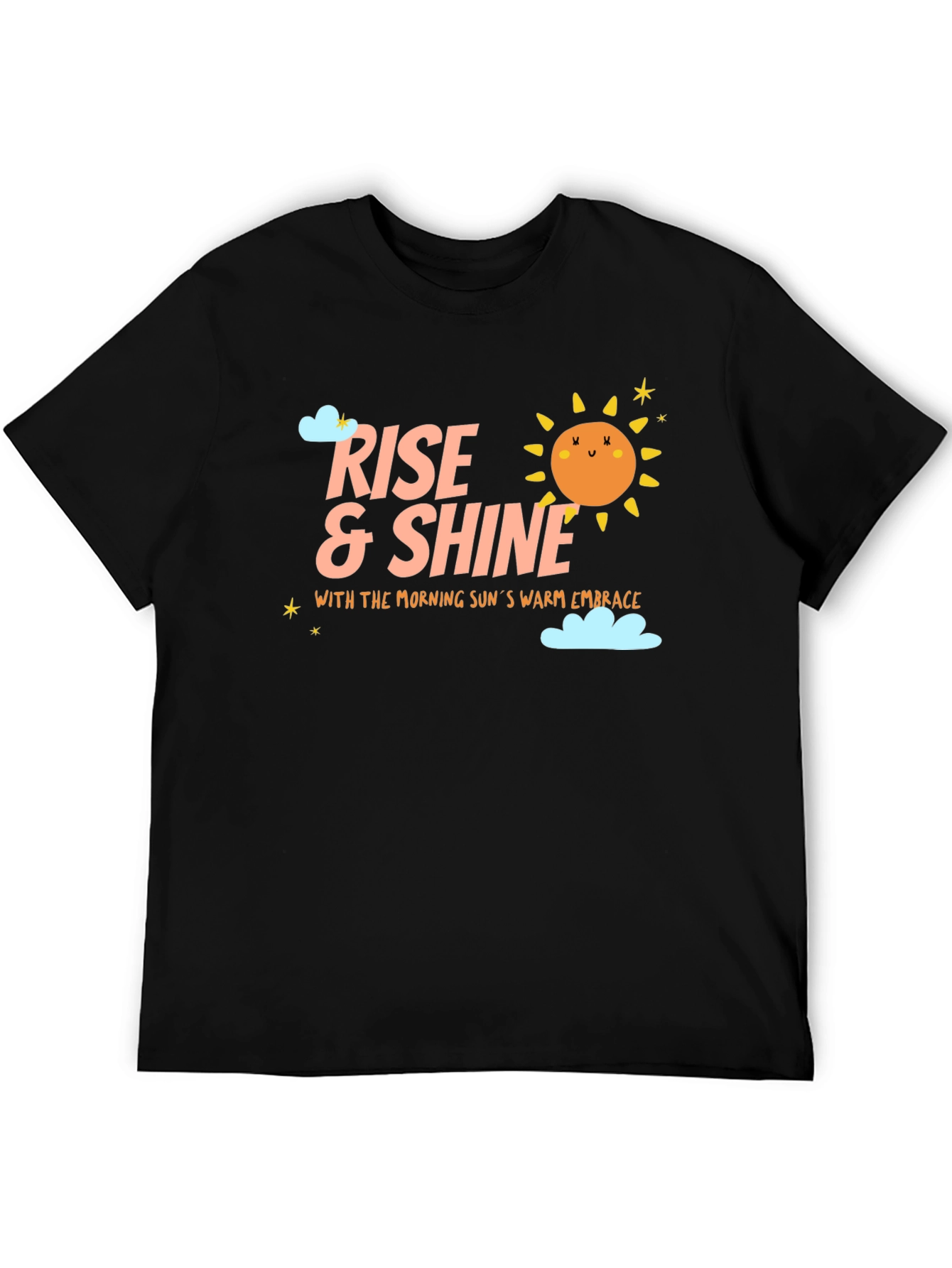 Rise & Shine Graphic T-Shirt - Mens Black Tee