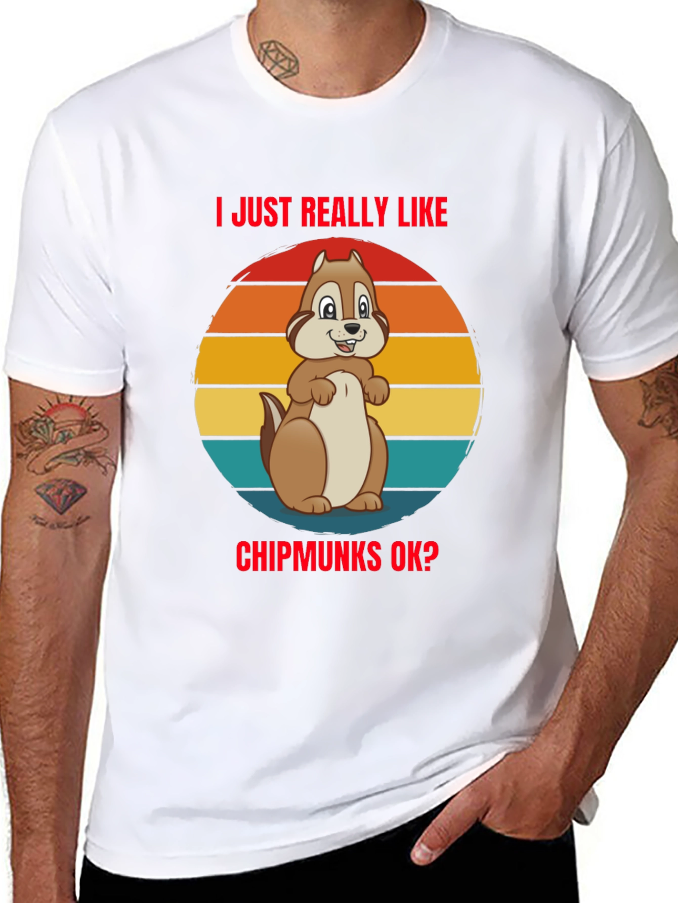 I Just Really Like Chipmunks OK? Graphic Tee