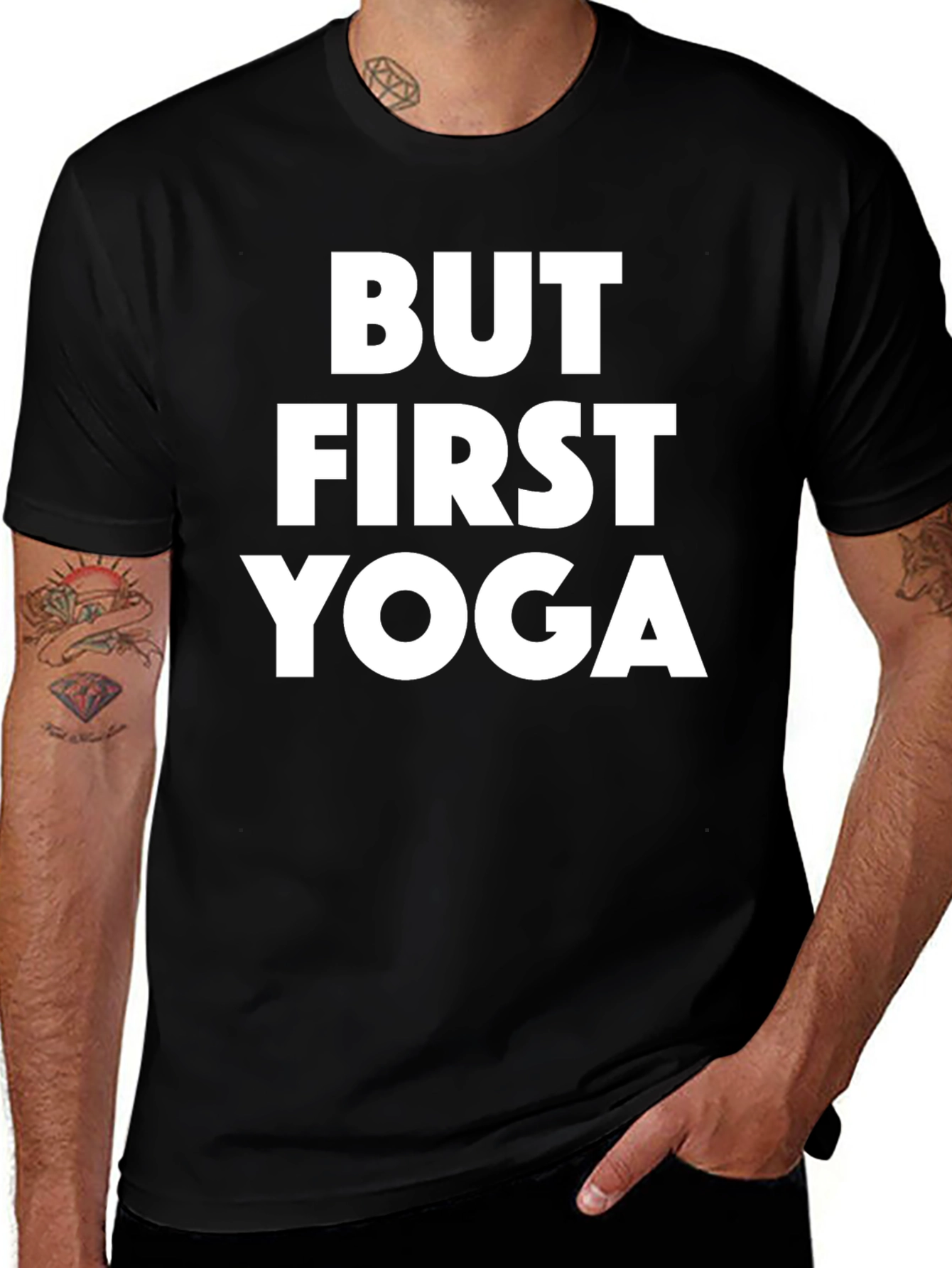 But First Yoga Graphic T-Shirt - Unisex
