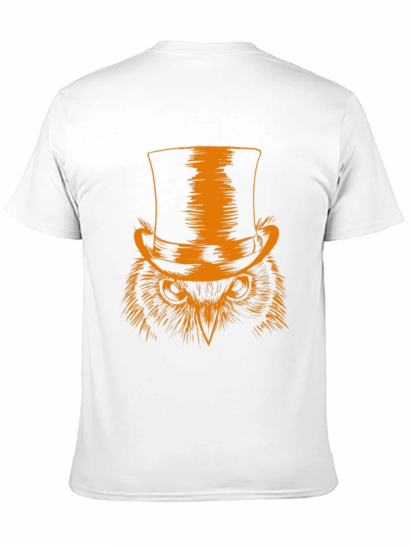 Top Hat Owl Graphic Tee - Mens Black T-Shirt