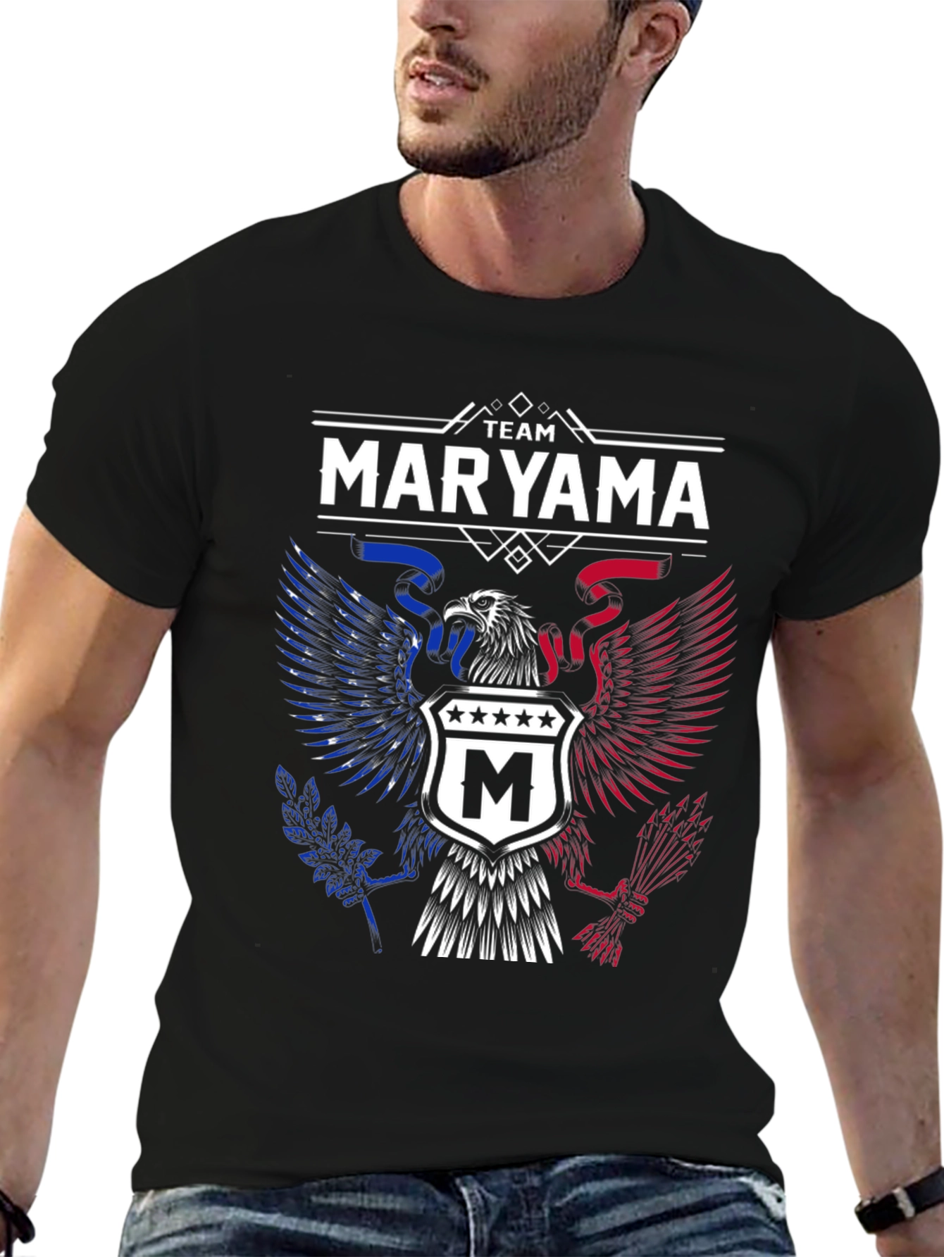Team Maryama Patriotic Eagle Graphic Tee