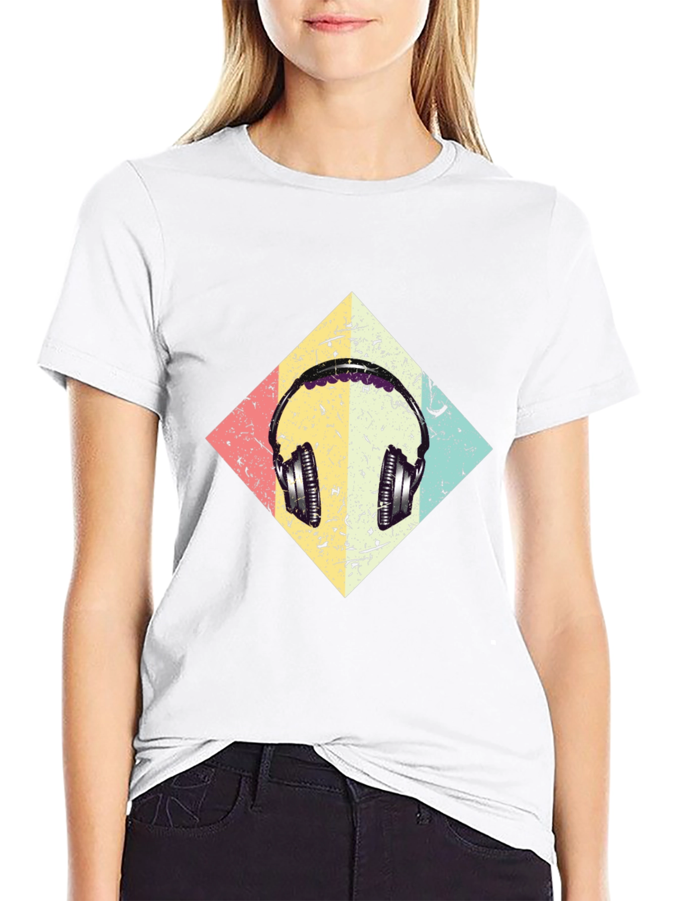Retro Headphone Graphic Tee
