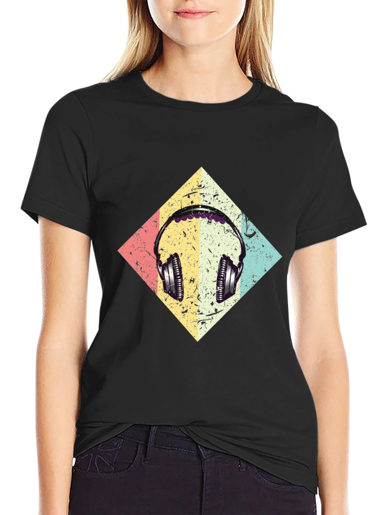 Retro Headphone Graphic Tee