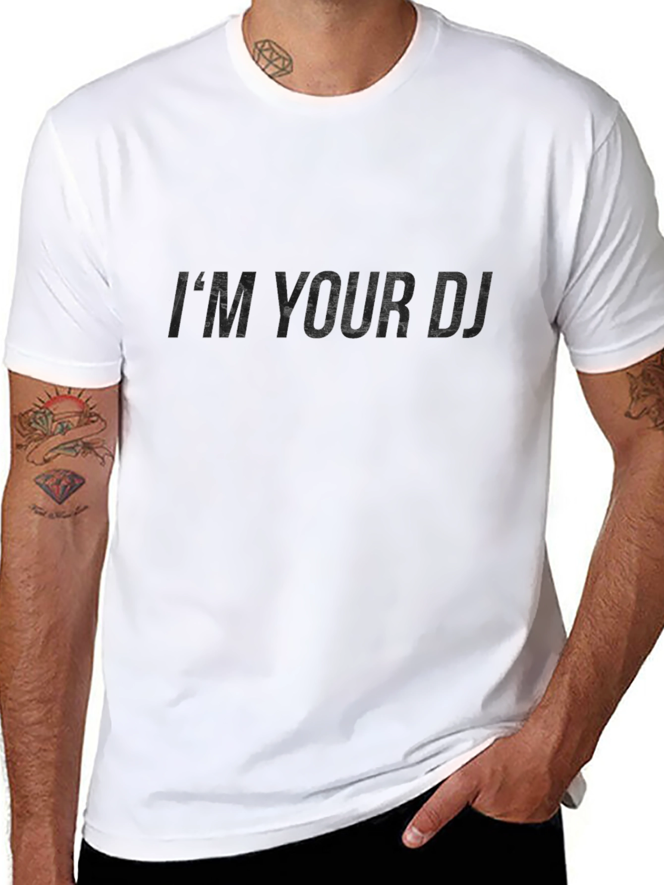 Im Your DJ Black Graphic Tee