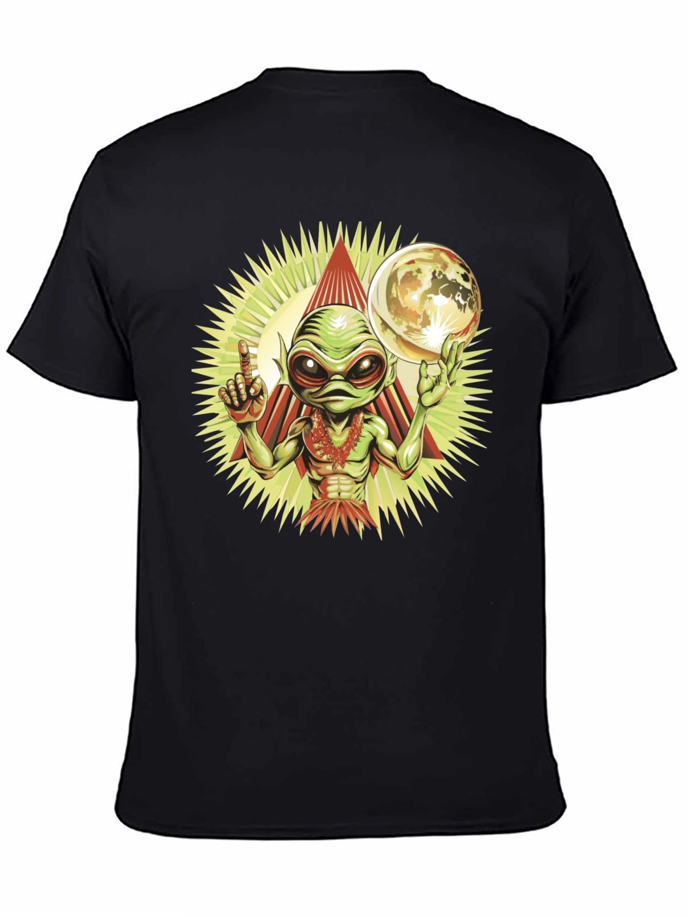 Alien Moon T-Shirt - Cosmic Design