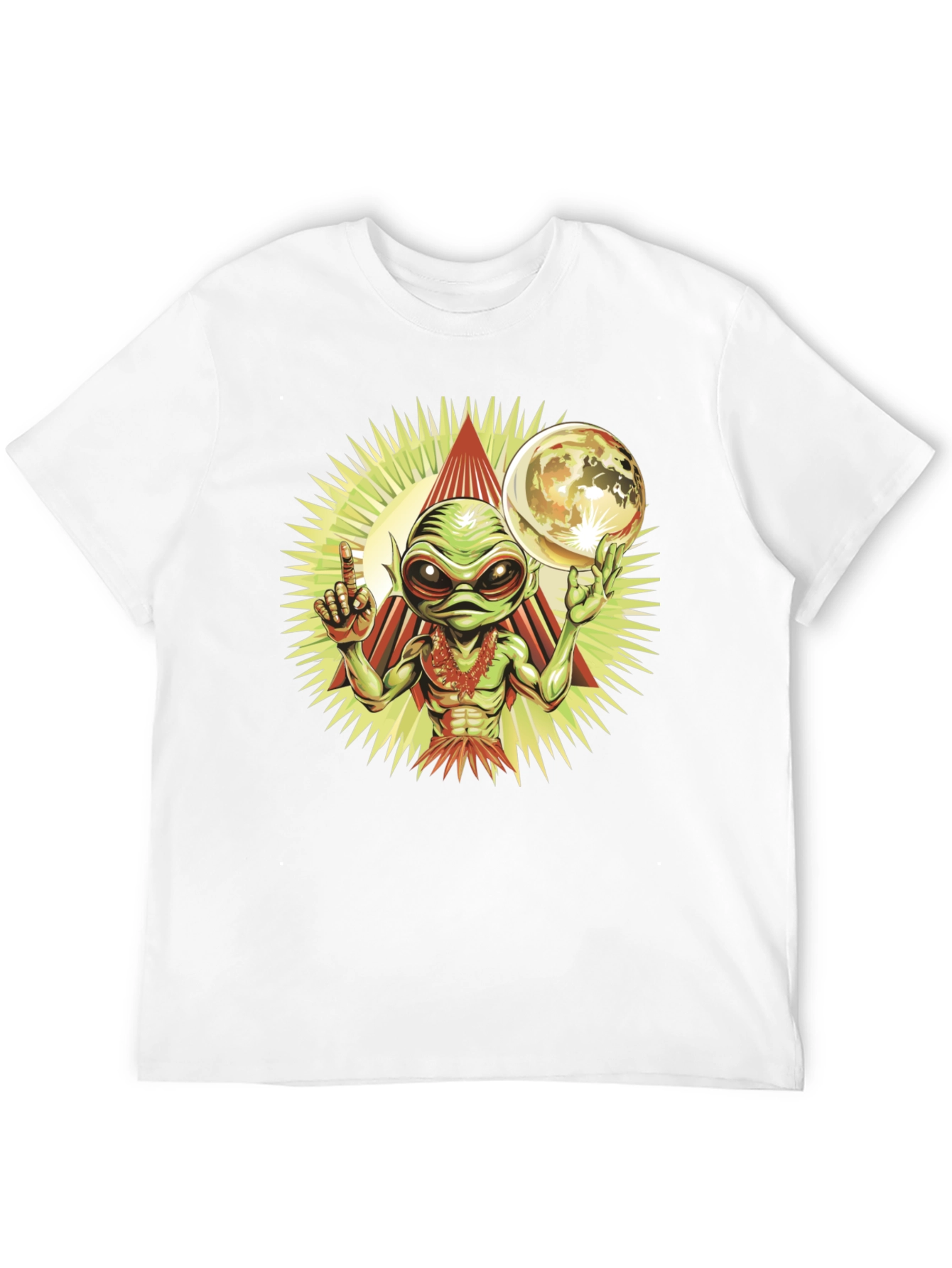 Alien Moon T-Shirt - Cosmic Design