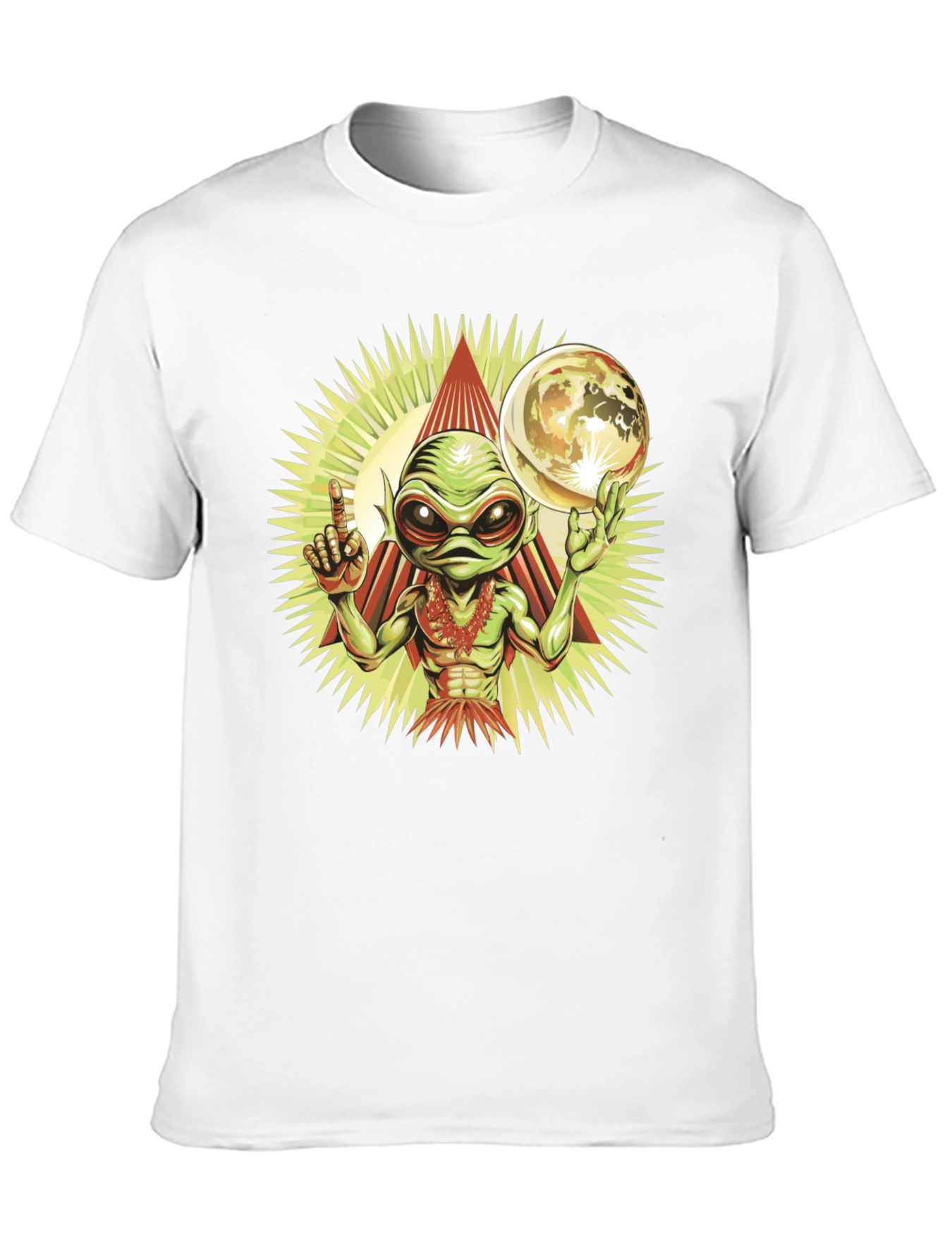 Alien Moon T-Shirt - Cosmic Design