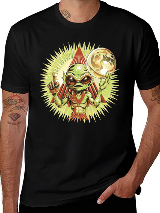 Alien Moon T-Shirt - Cosmic Design