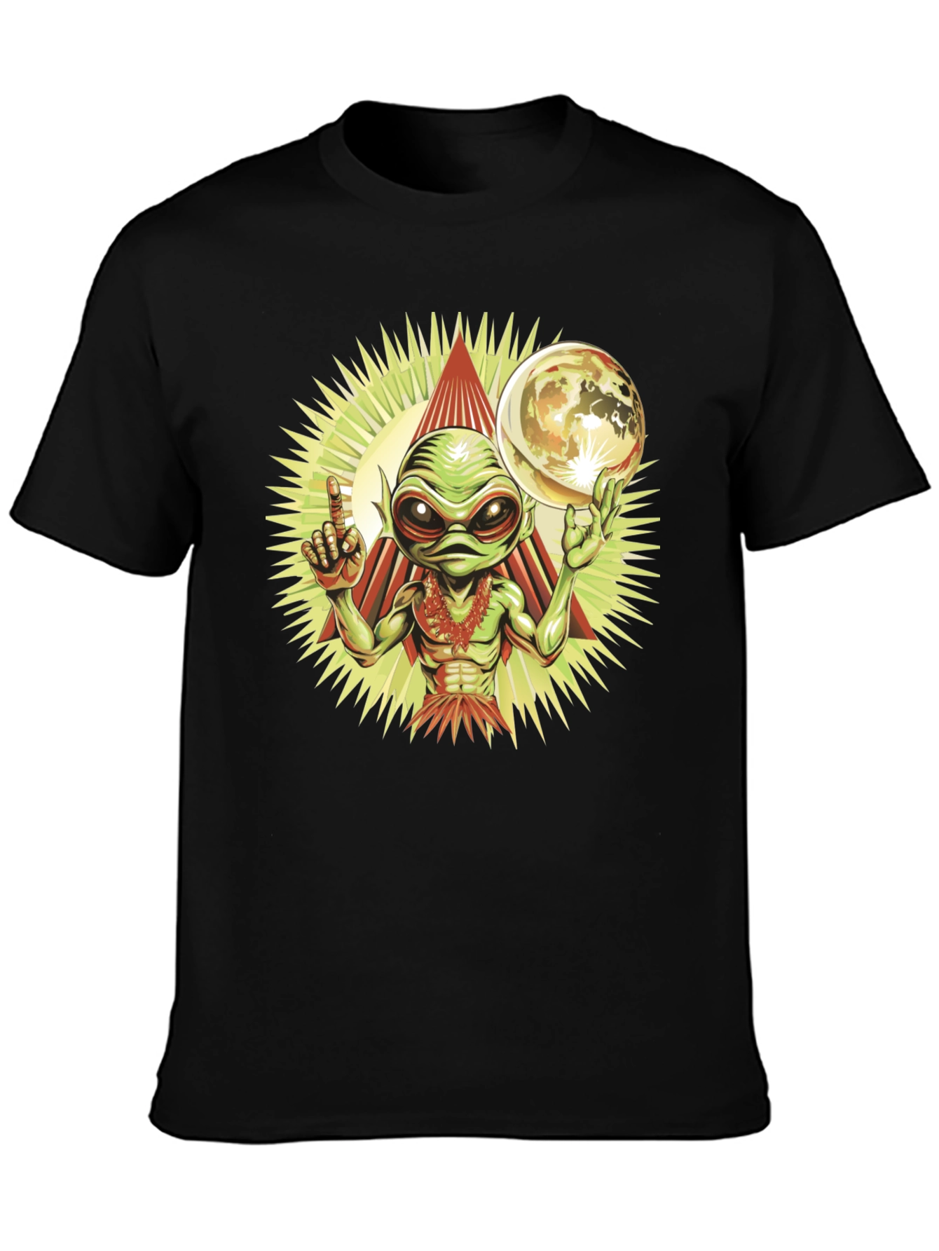 Alien Moon T-Shirt - Cosmic Design