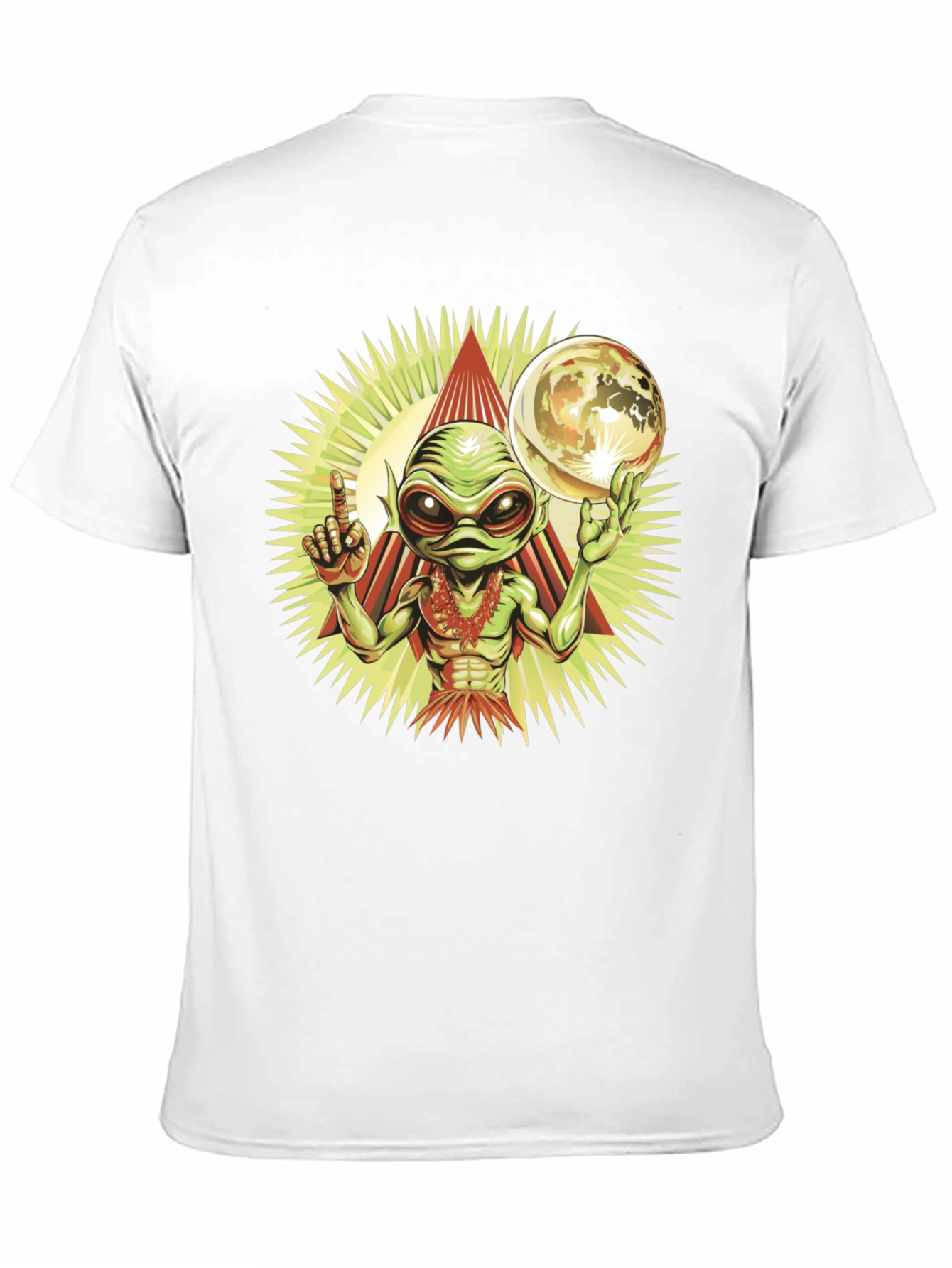 Alien Moon T-Shirt - Cosmic Design