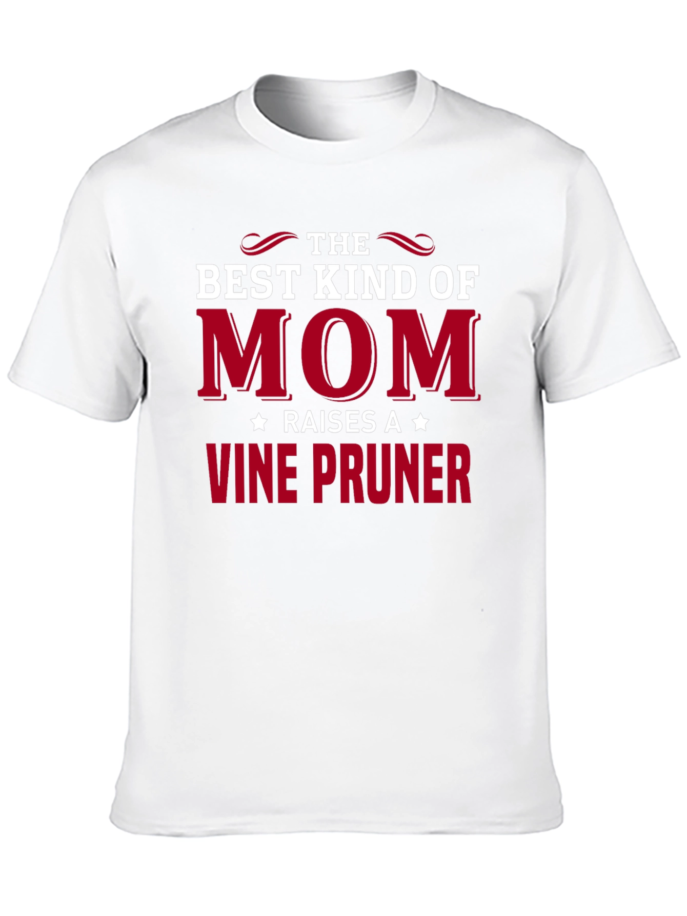 Best Mom Raises A Vine Pruner Black T-Shirt