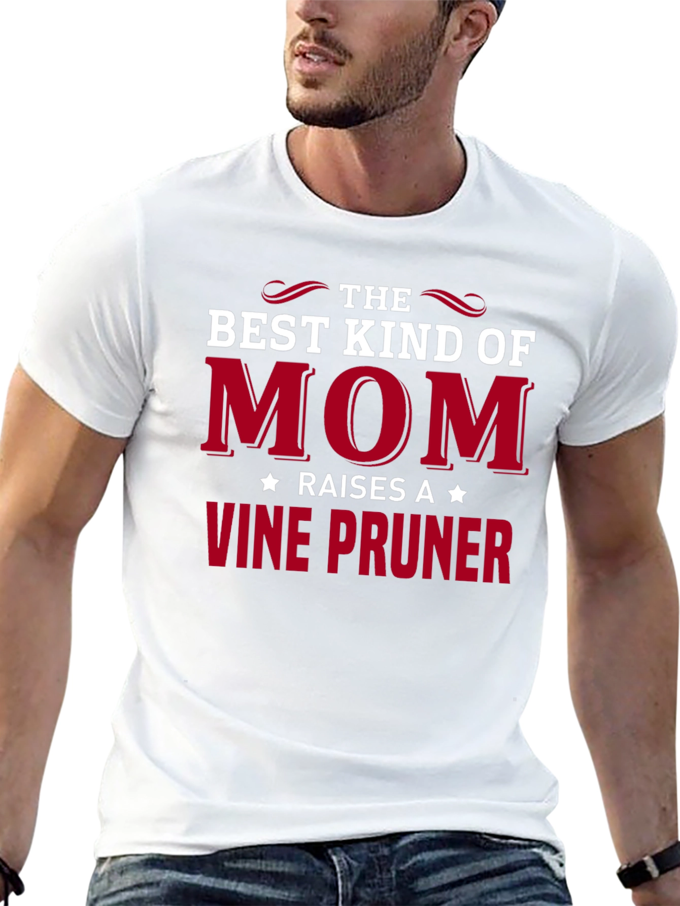 Best Mom Raises A Vine Pruner Black T-Shirt