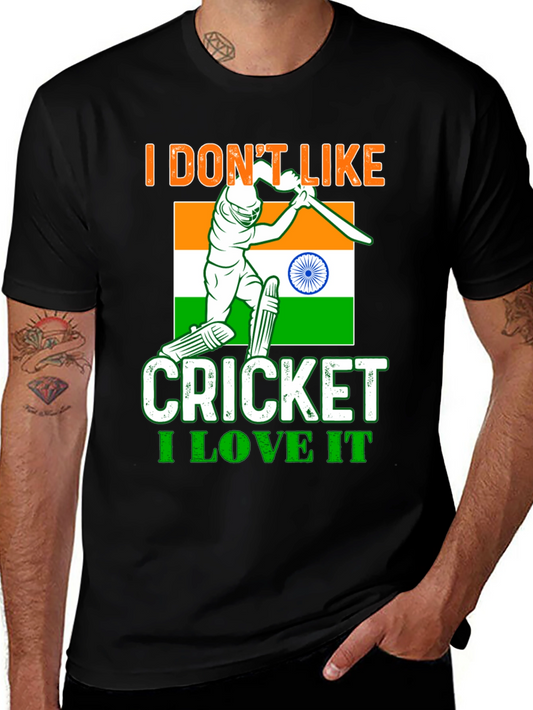 Cricket Fan T-Shirt - India Colors