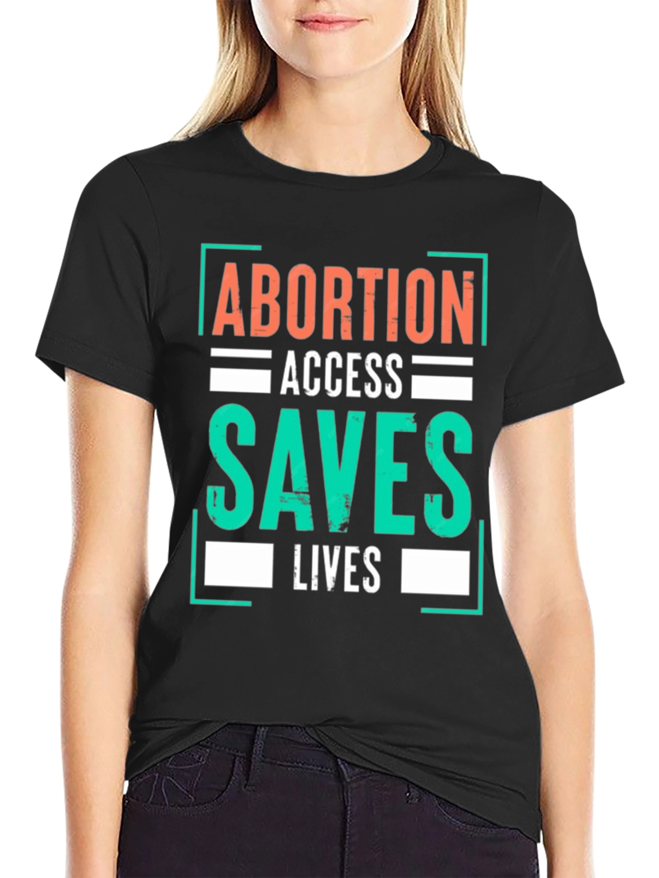 Abortion Access Saves Lives Graphic T-Shirt