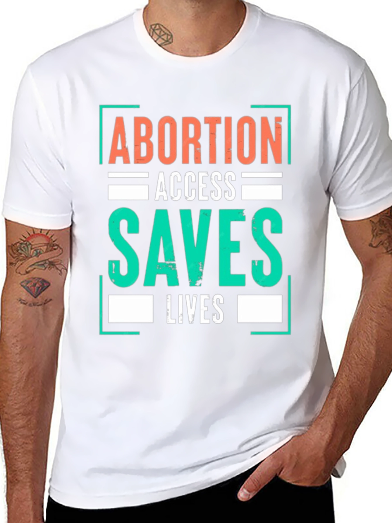 Abortion Access Saves Lives Graphic T-Shirt