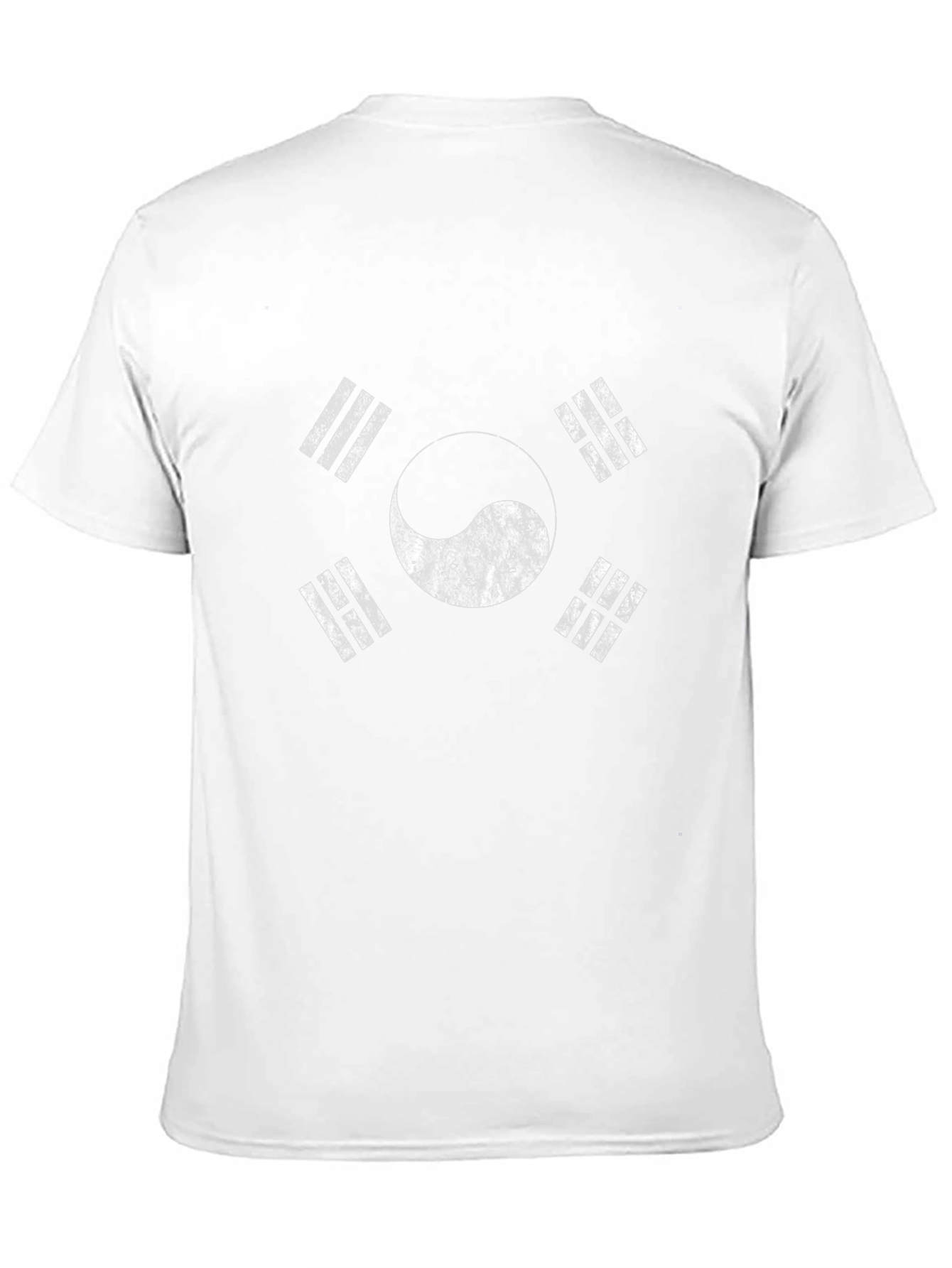 South Korea Flag Graphic T-Shirt - Distressed Style