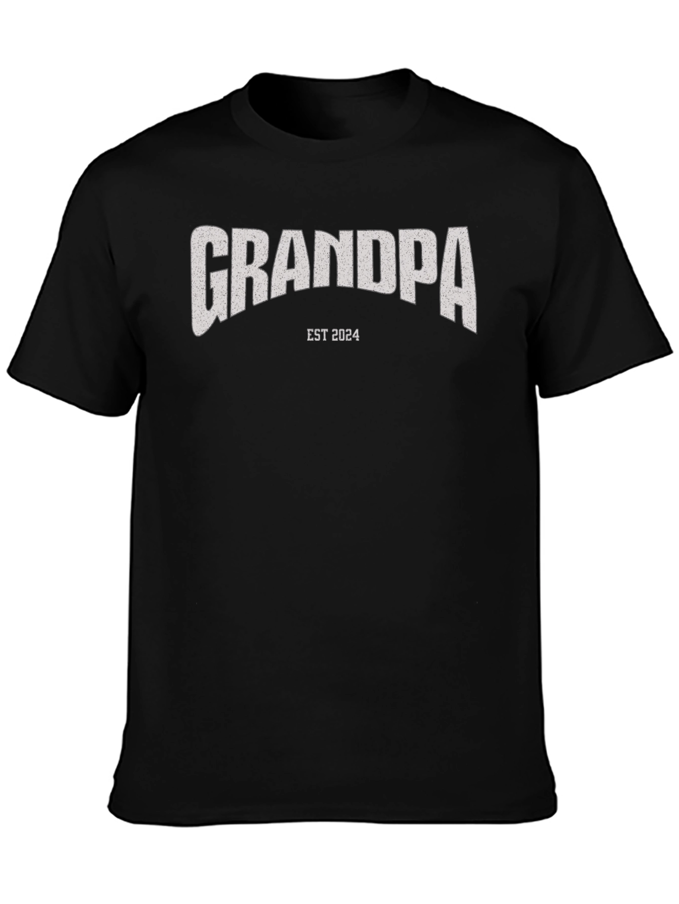 Grandpa Est. 2024 T-Shirt - New Grandfather Gift