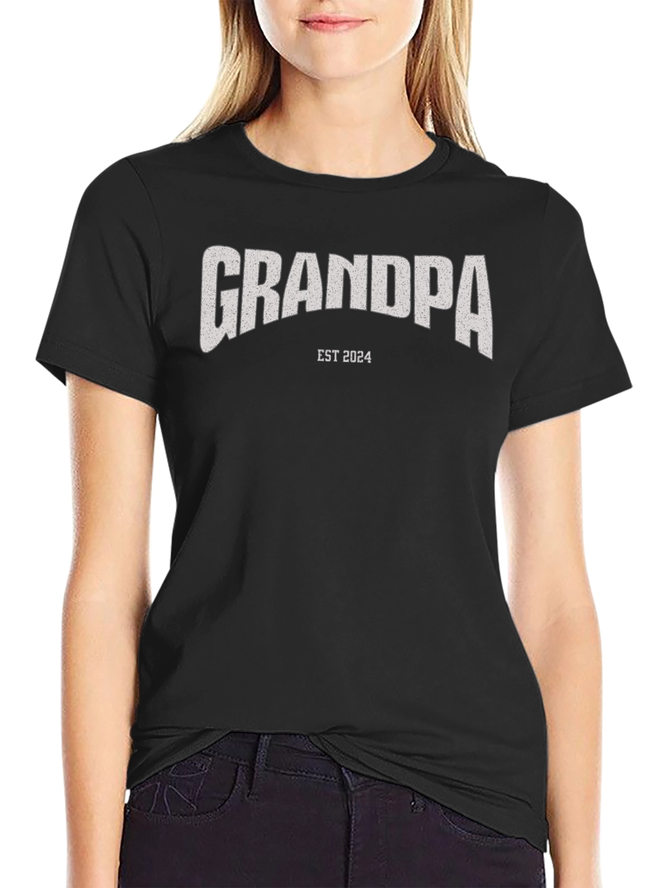 Grandpa Est. 2024 T-Shirt - New Grandfather Gift
