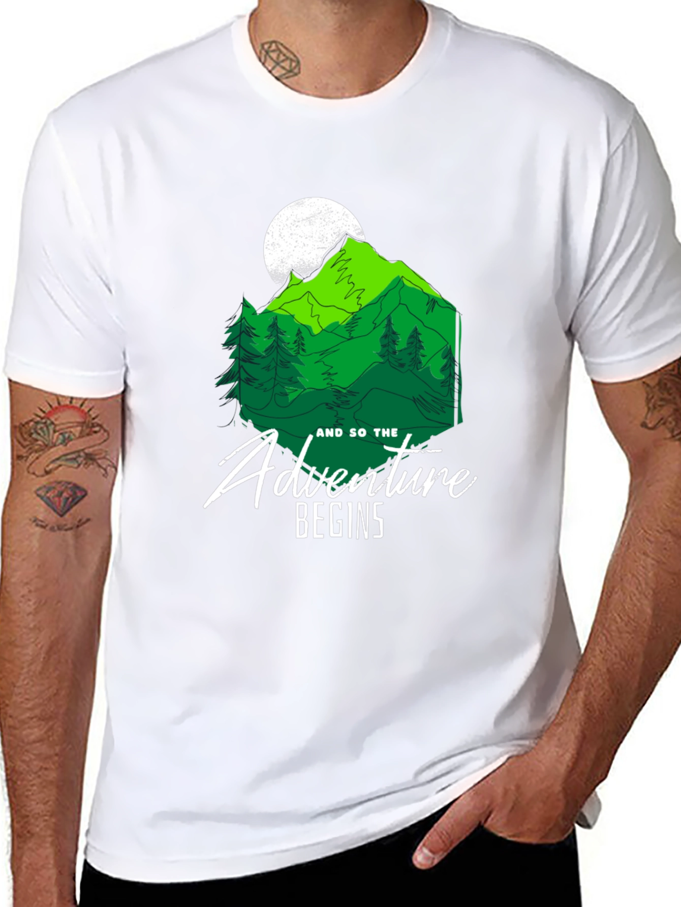 Adventure Begins Graphic T-Shirt