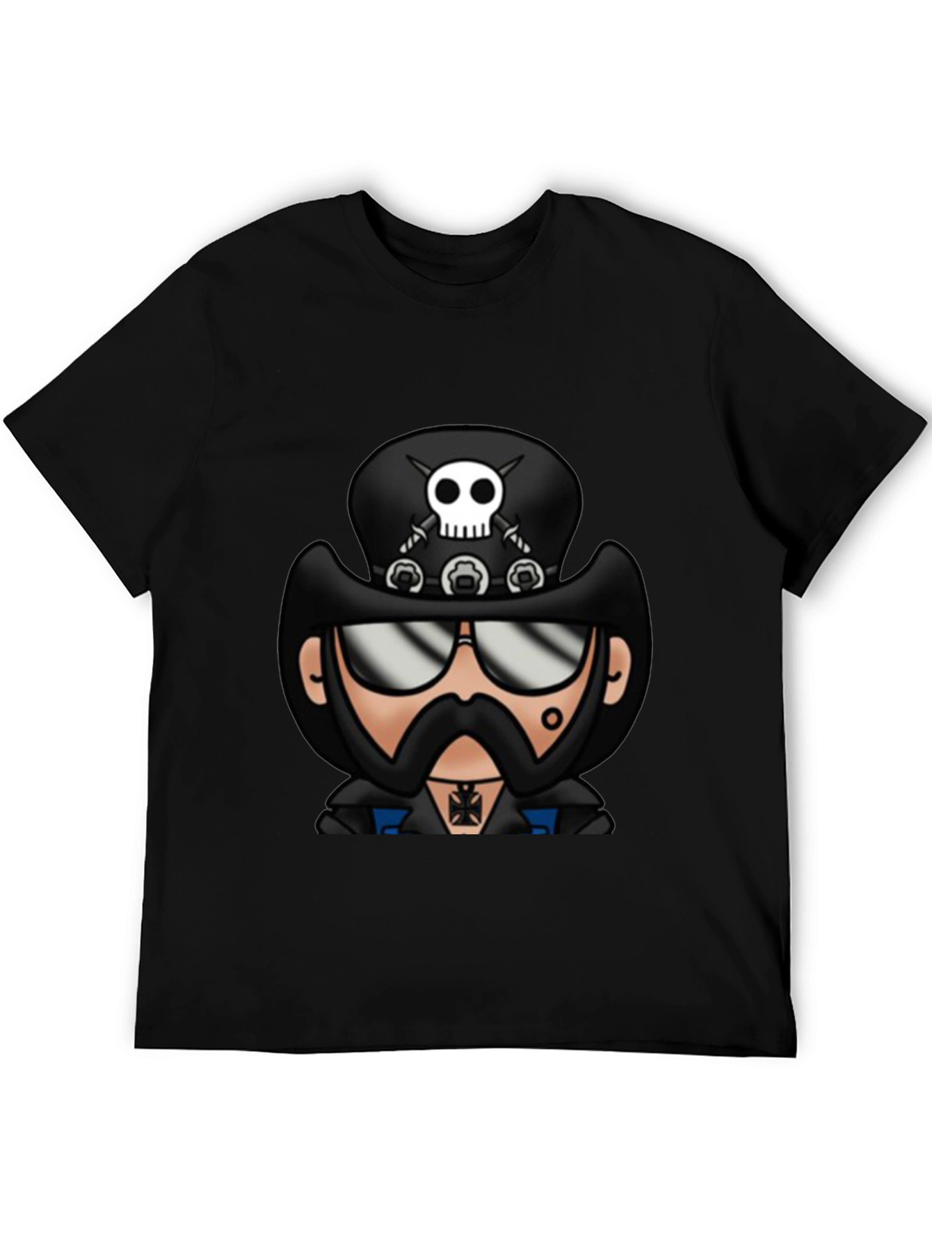 Cartoon Lemmy T-Shirt - Black Graphic Tee