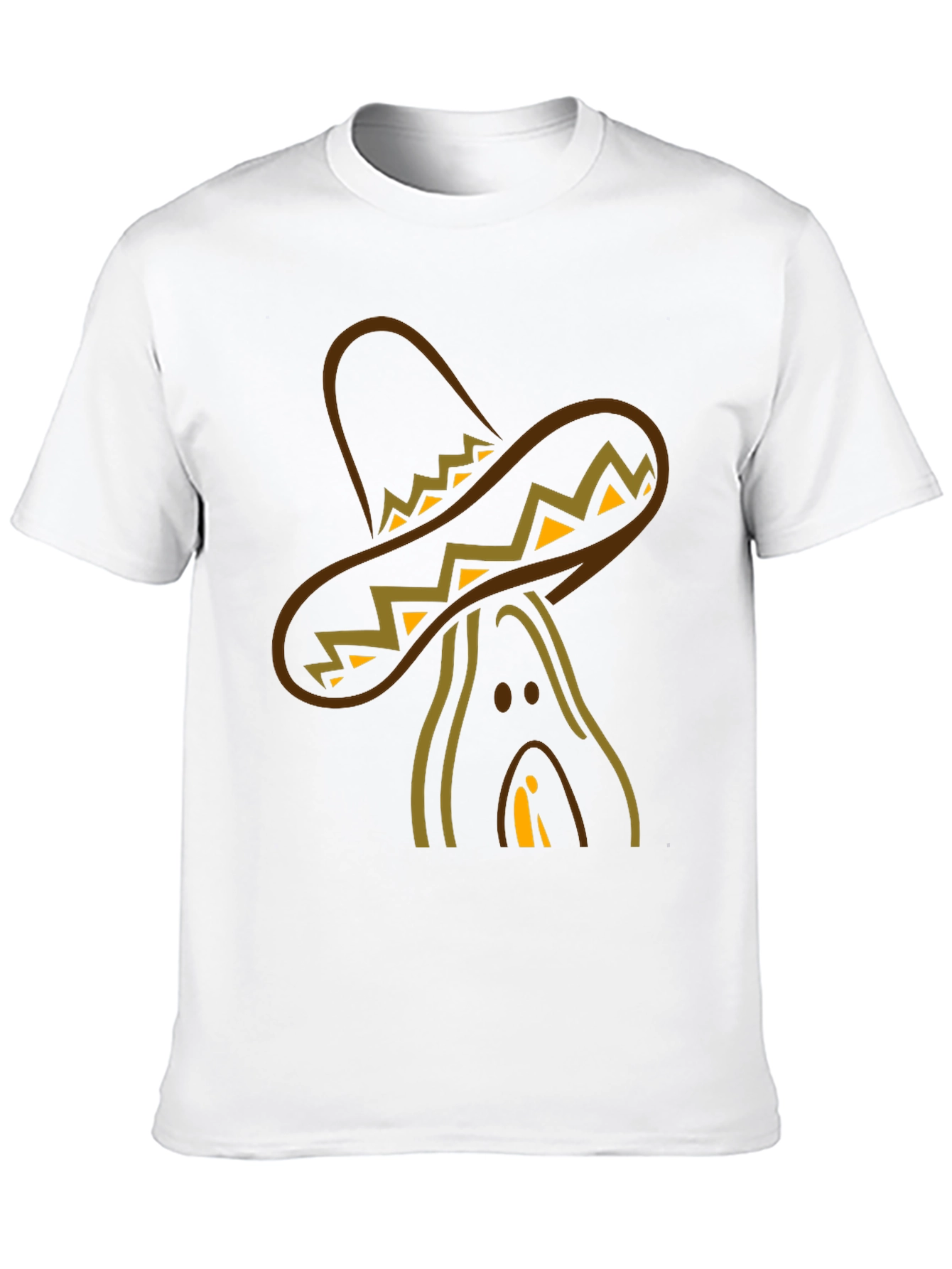 Sombrero Man Black T-Shirt
