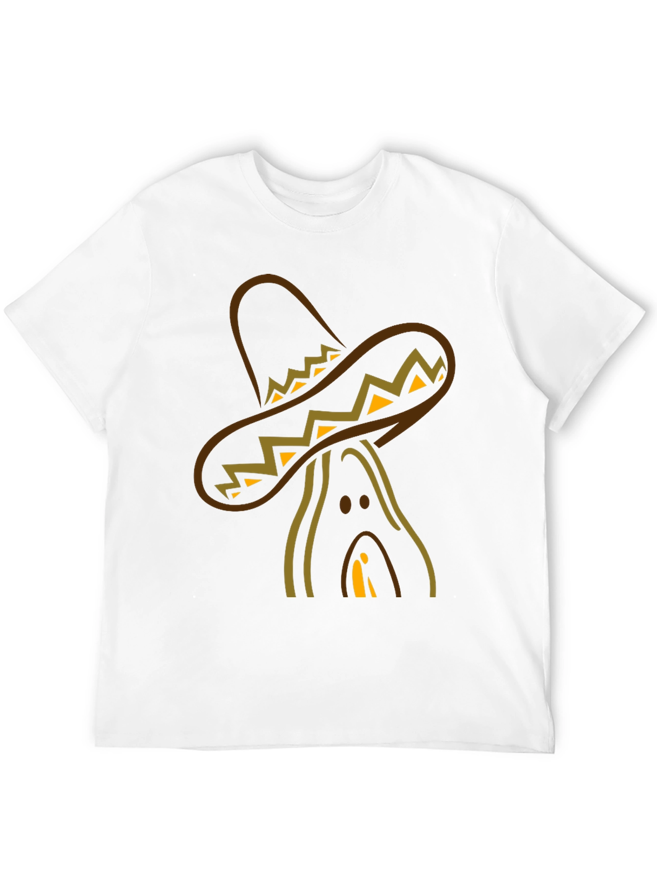 Sombrero Man Black T-Shirt