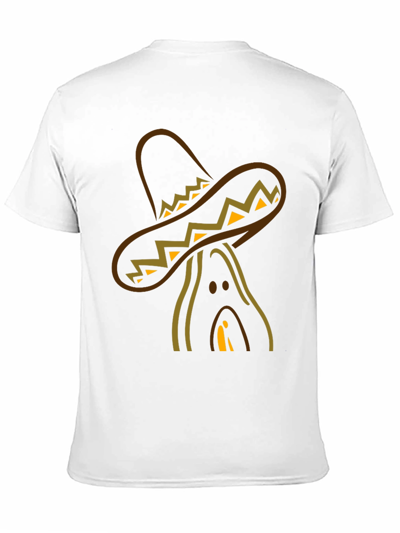 Sombrero Man Black T-Shirt