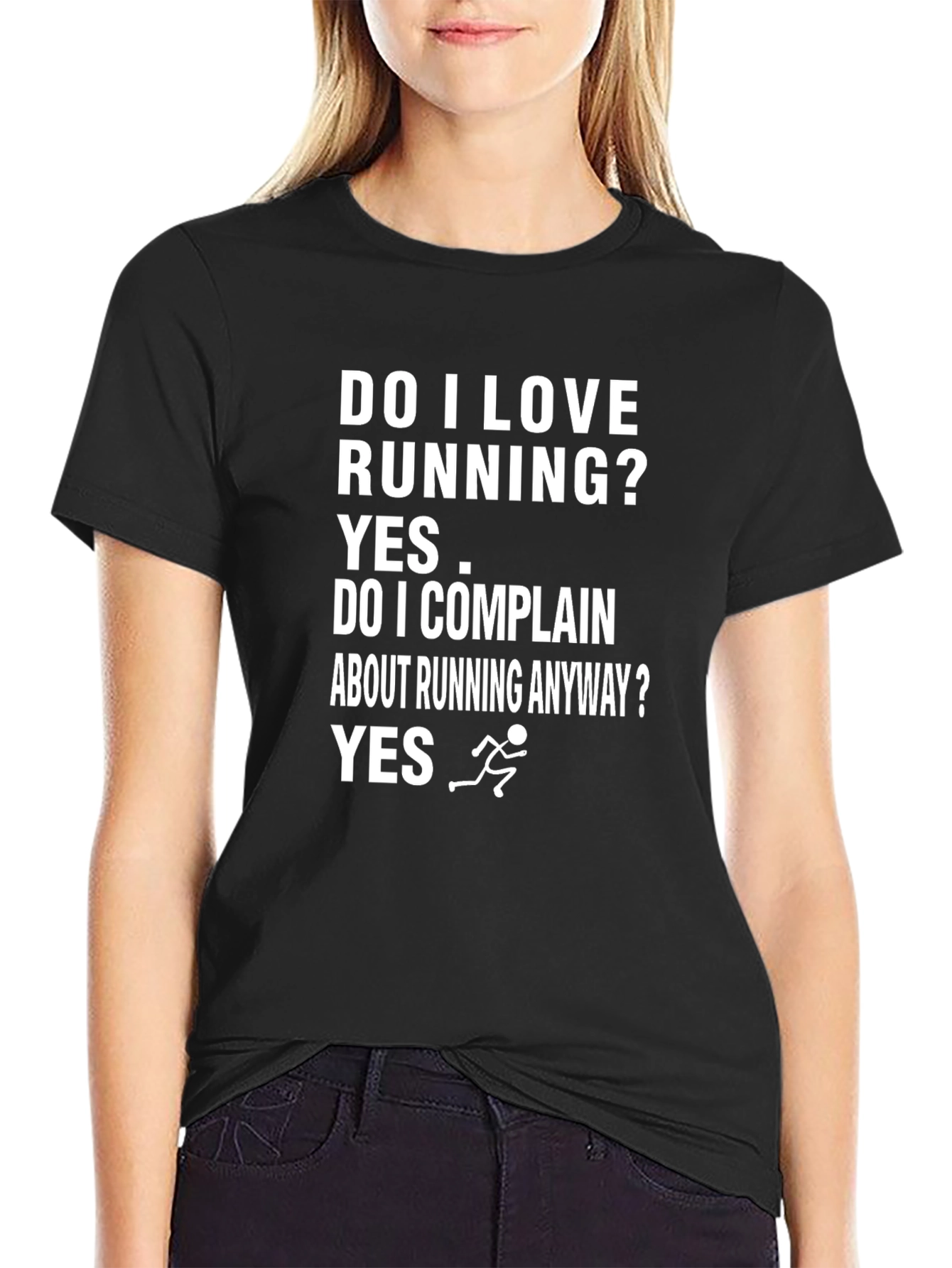 Funny Running T-Shirt: Do I Love Running? Yes