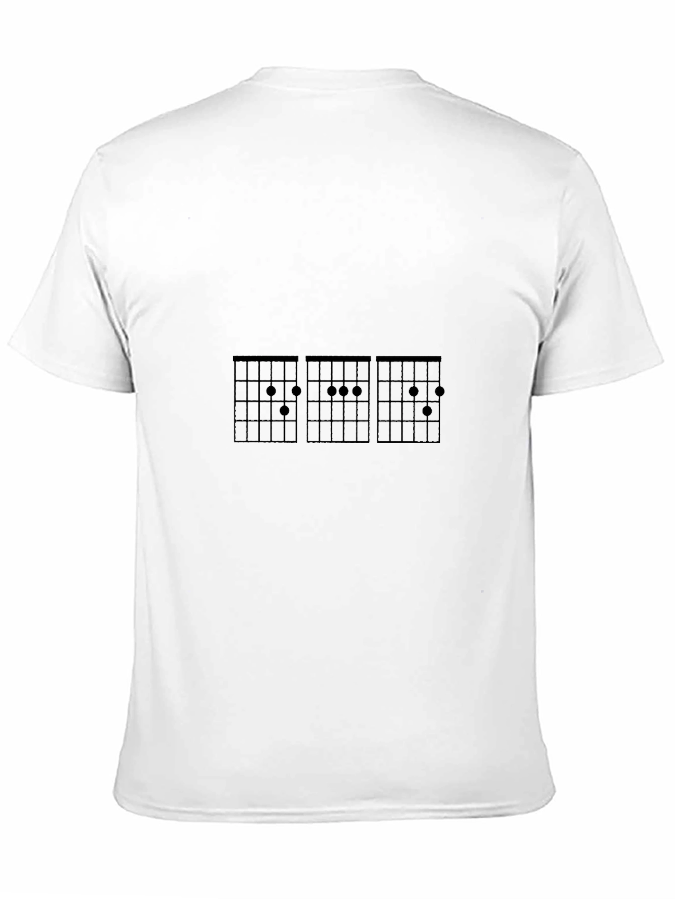 Guitar Chord Tee - Musicians Black T-Shirt