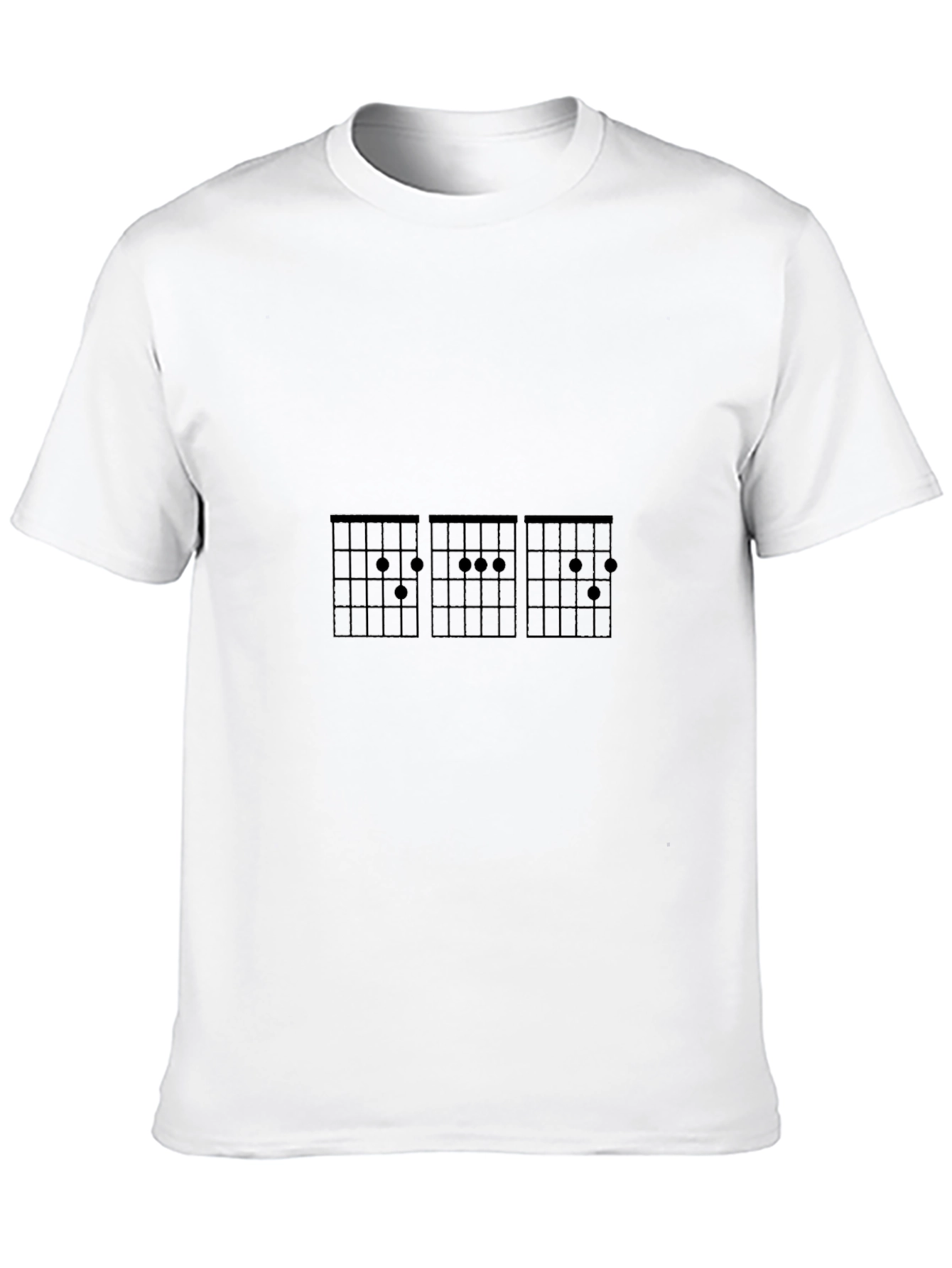 Guitar Chord Tee - Musicians Black T-Shirt