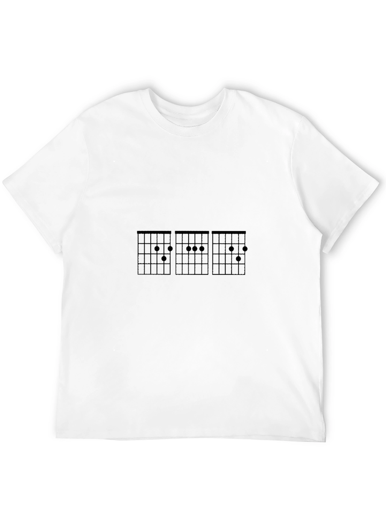 Guitar Chord Tee - Musicians Black T-Shirt