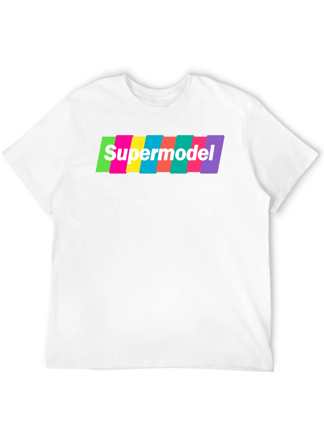 Supermodel Graphic T-Shirt - Retro Fashion Tee