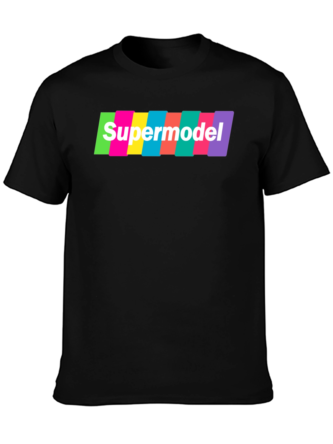 Supermodel Graphic T-Shirt - Retro Fashion Tee