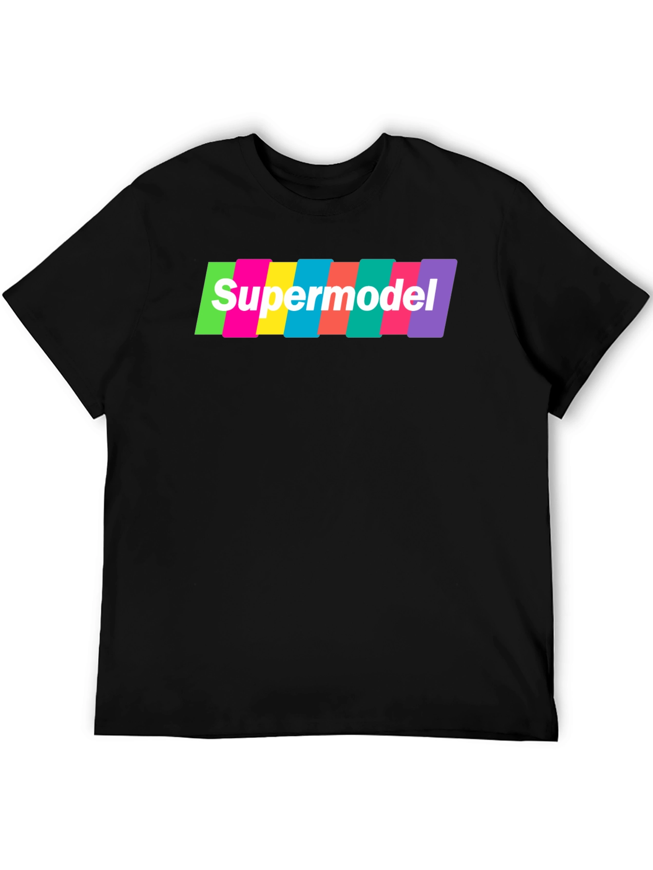 Supermodel Graphic T-Shirt - Retro Fashion Tee